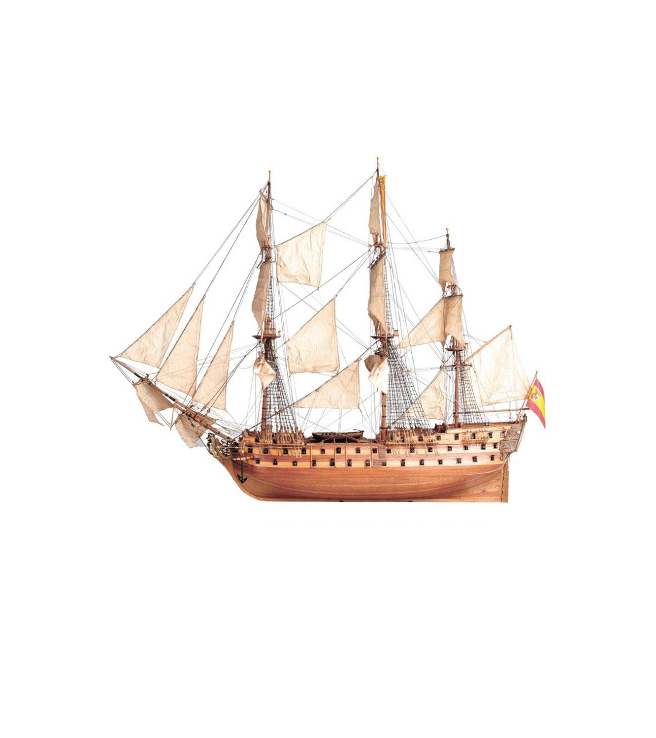 Vessel in Line San Juan Nepomuceno. 1:90 Wooden Model Ship Kit
