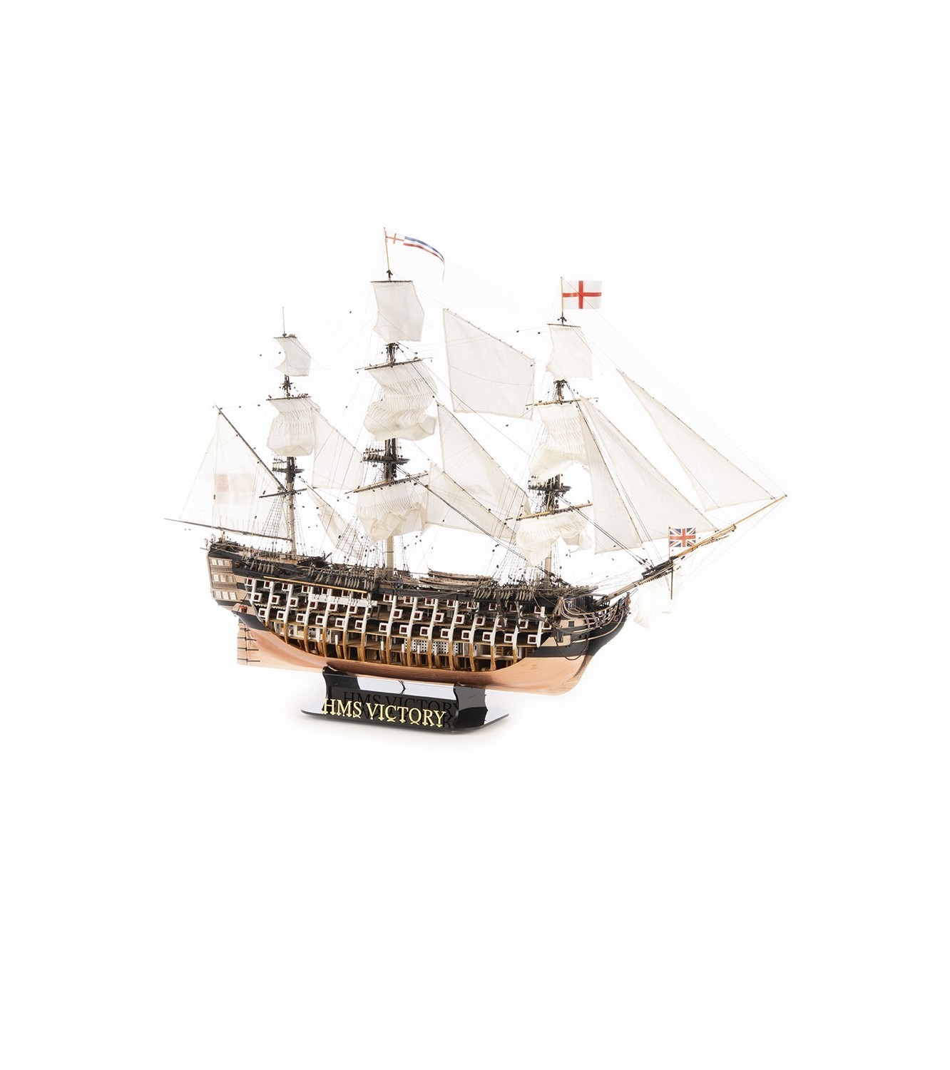 HMS VICTORY Trafalgar 1805 - ANATOMY Version - 1:84 Wooden Scale Model