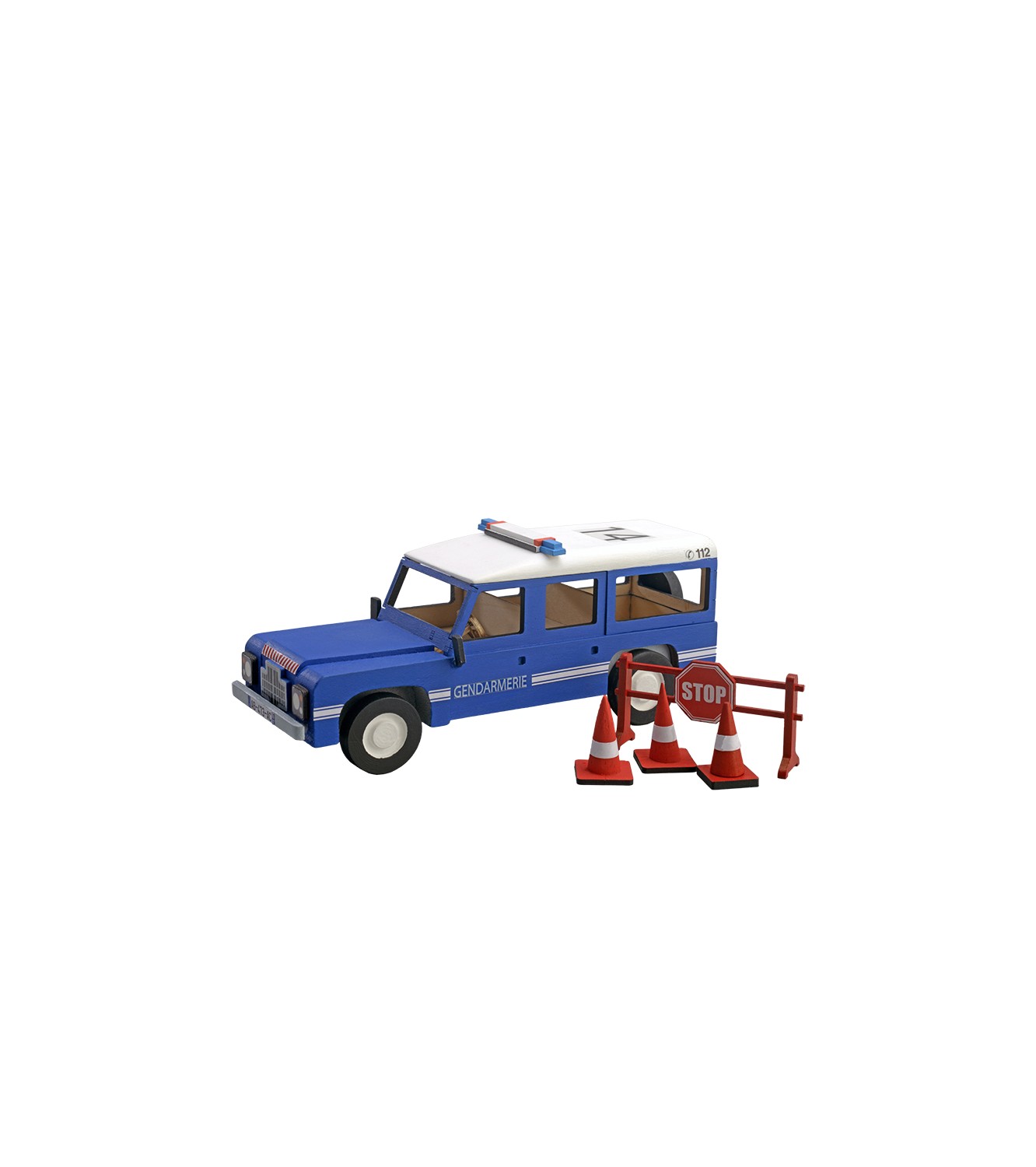 Wooden Model for Kids +8: Police Patrol