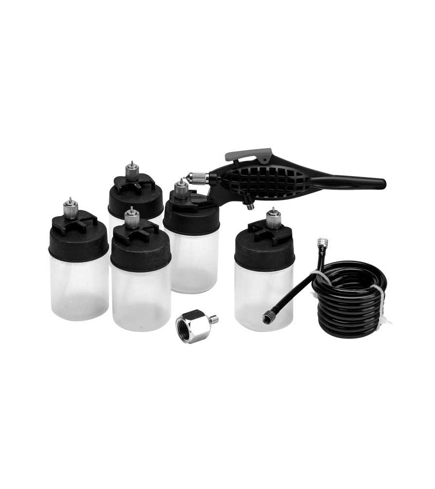 Single Action Airbrush with Accessories