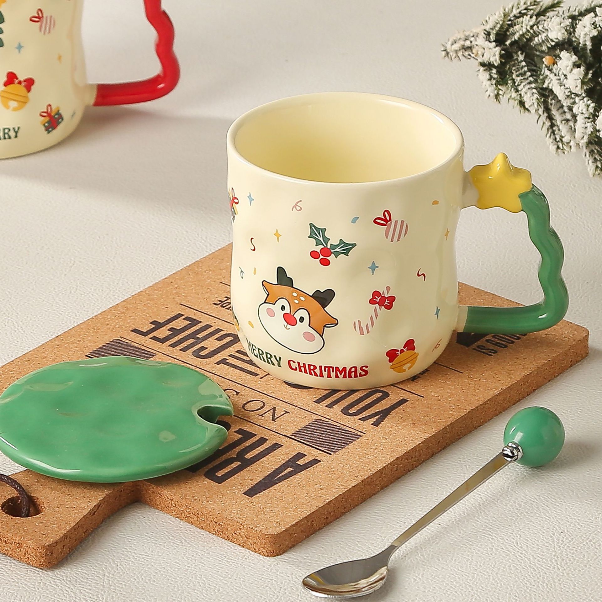 Christmas Reindeer Ceramic Mug