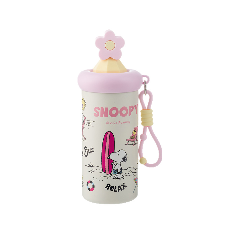 Snoopy Beach-Themed Bottle
