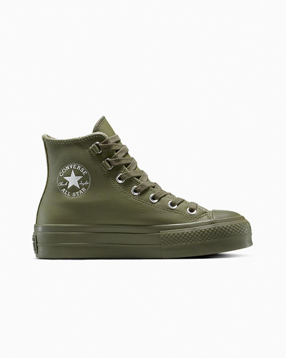 Chuck Taylor All Star Lift Platform Leather - Converse Factory Outlet