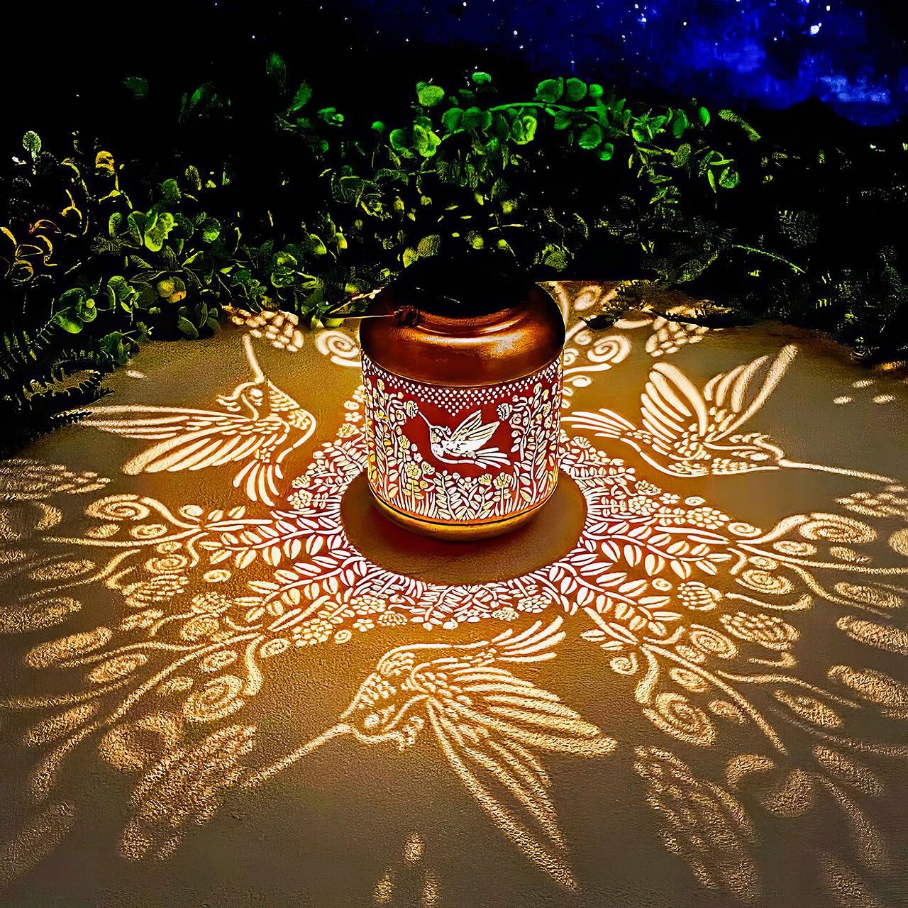 Twilight Twinkle Hummingbird Lantern