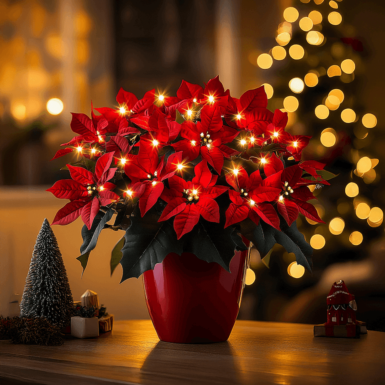 Radiant Ruby Poinsettia