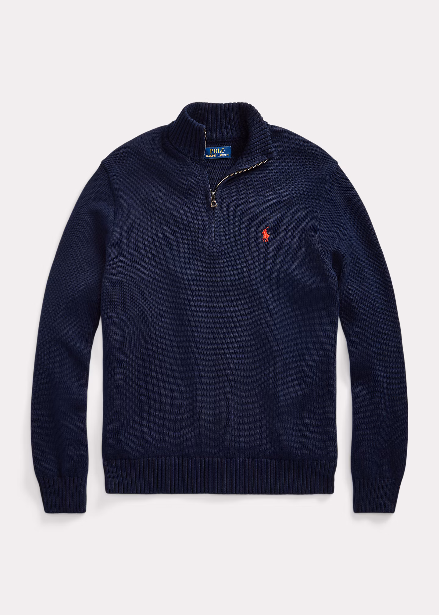 Baumwollpullover mit Halbrollkragen - RALPH LAUREN OUTLET
