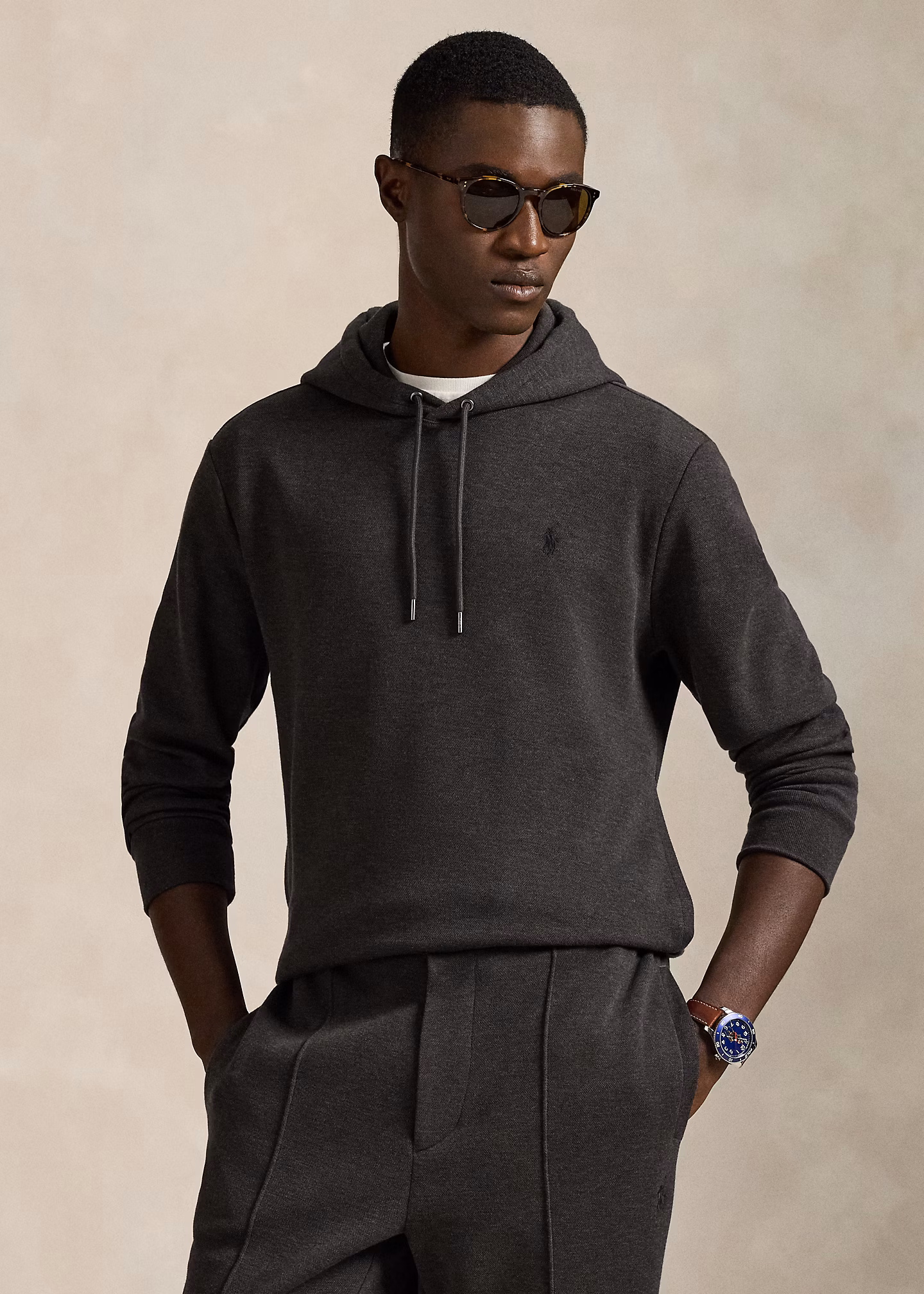 Doppellagiger Kapuzenpullover - RALPH LAUREN OUTLET