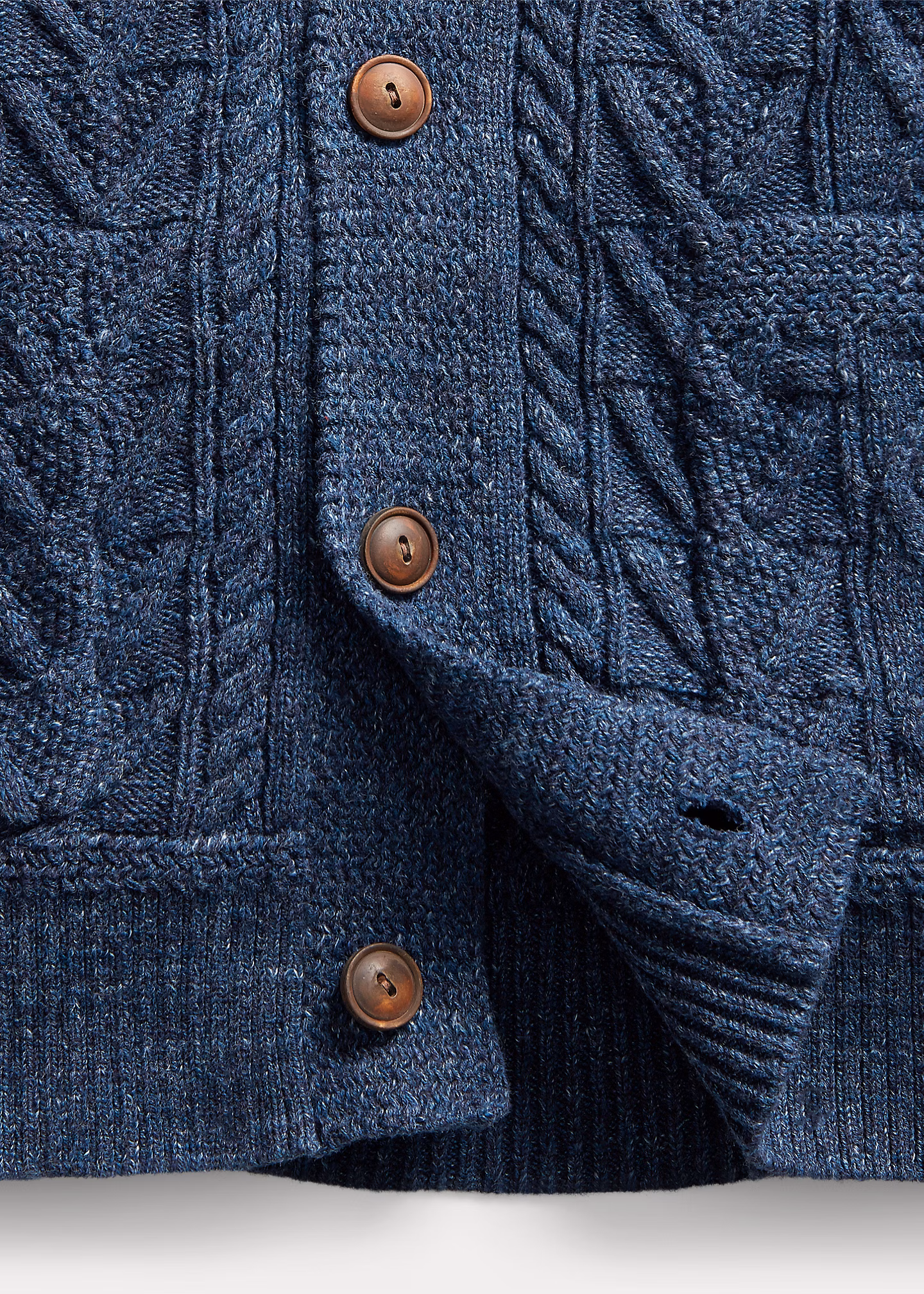 Aran-Strickjacke aus Baumwolle - RALPH LAUREN OUTLET