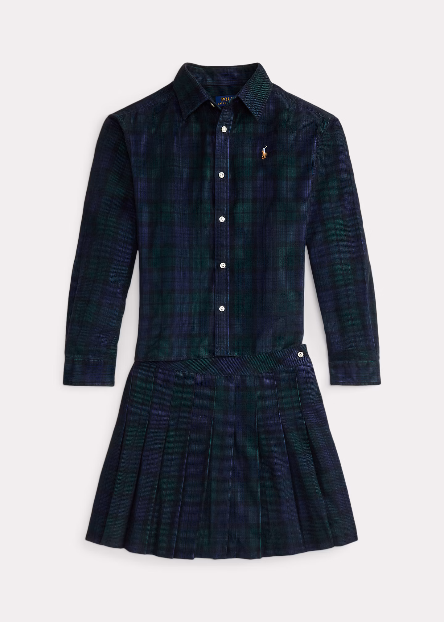 Kordsamthemd und Rock im Set - RALPH LAUREN OUTLET