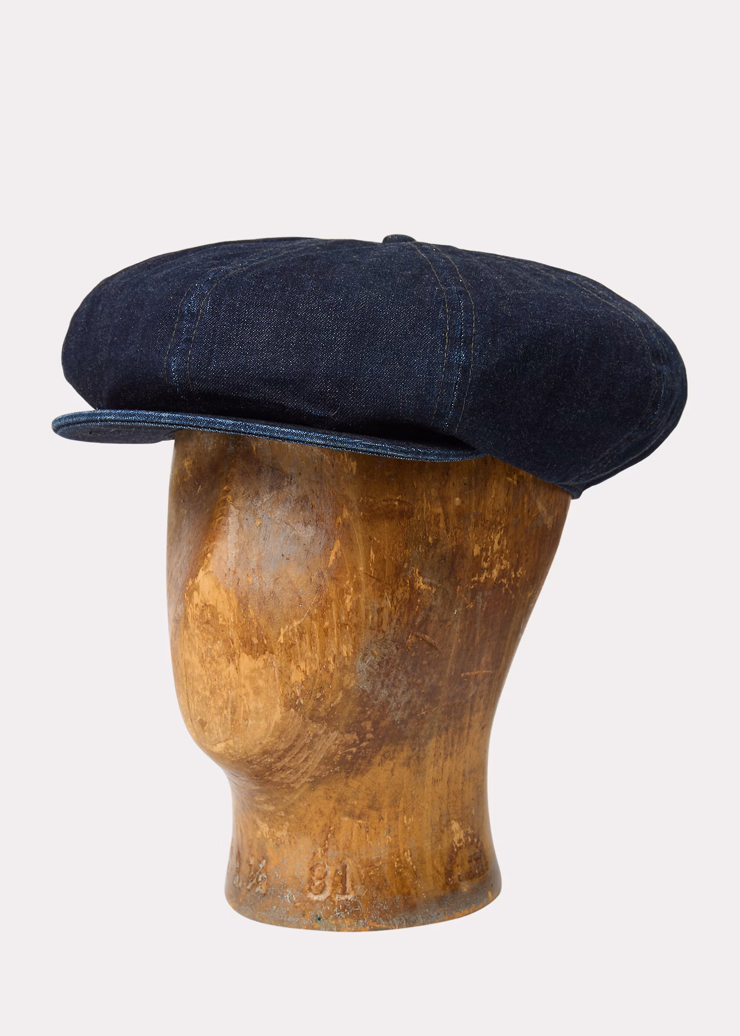 Denim-Zeitungsjungenkappe in Indigo - RALPH LAUREN OUTLET