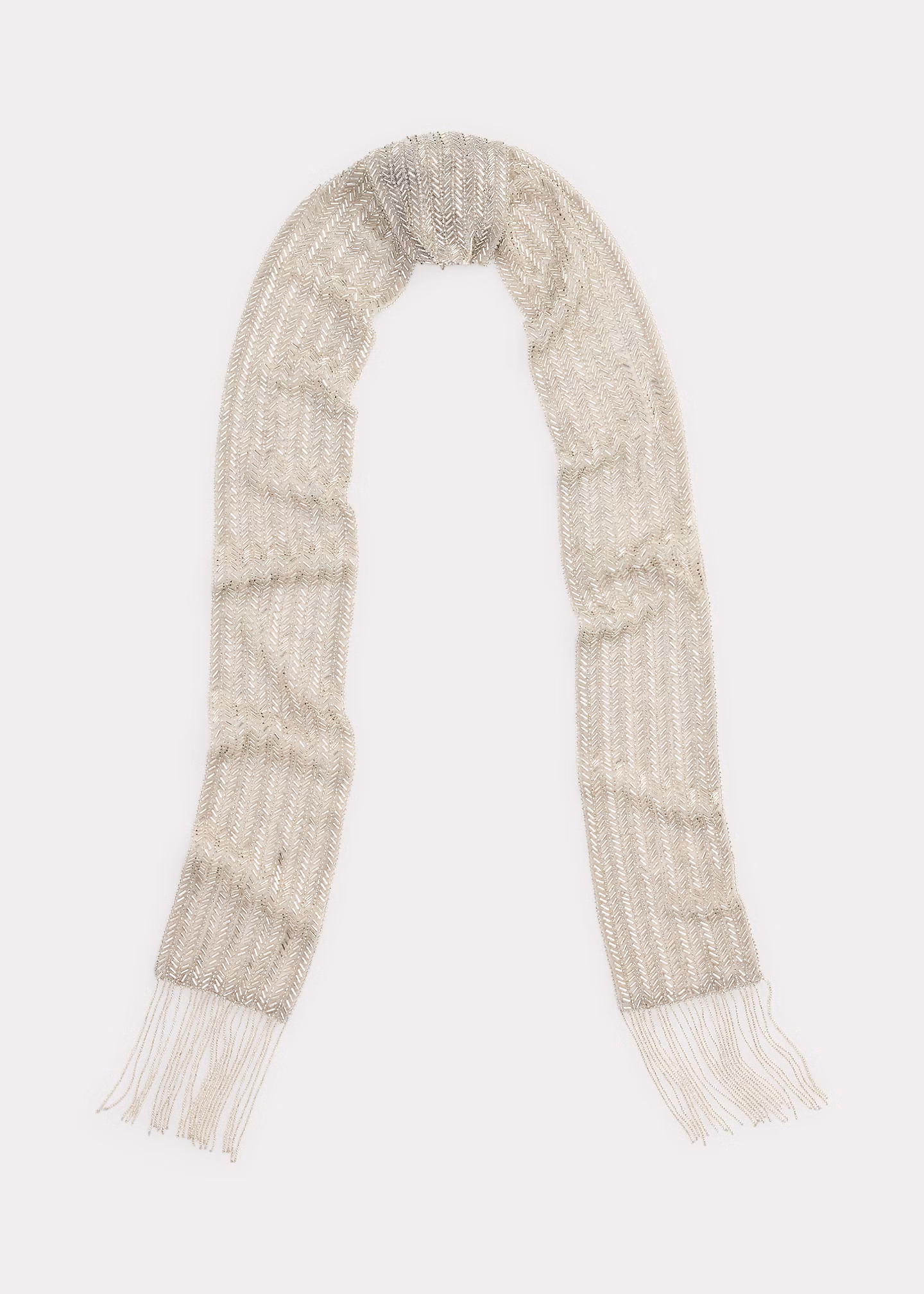 Perlenbesetzter Schal mit Fransen - RALPH LAUREN OUTLET