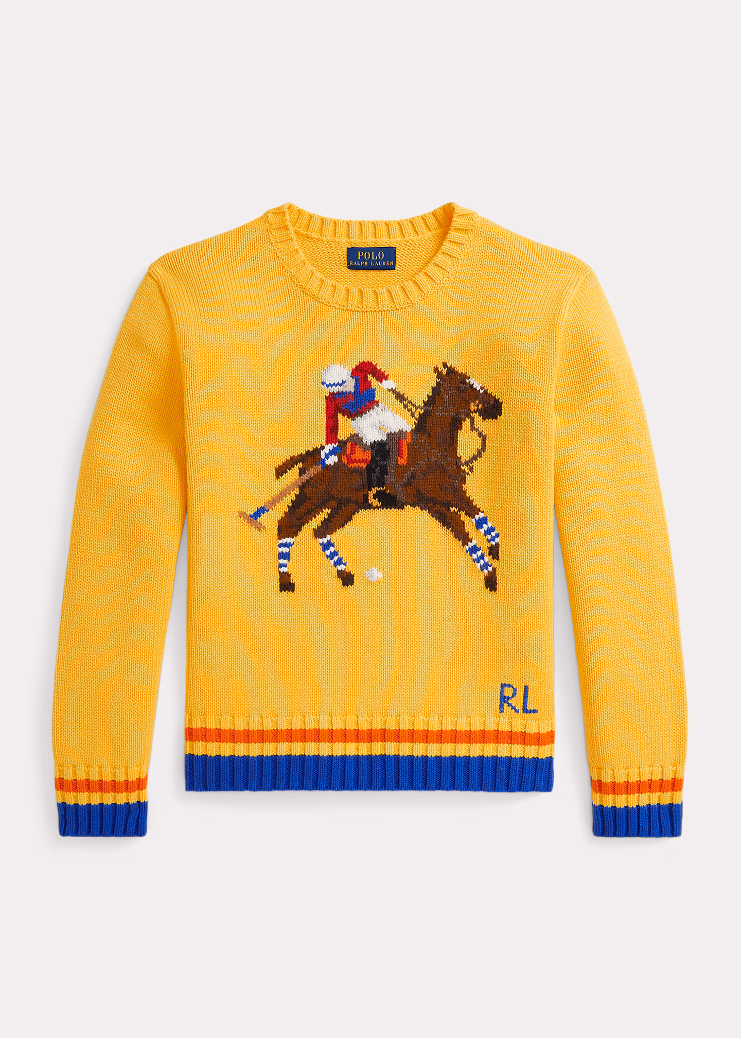 Polospieler-Pullover aus Baumwolle - RALPH LAUREN OUTLET