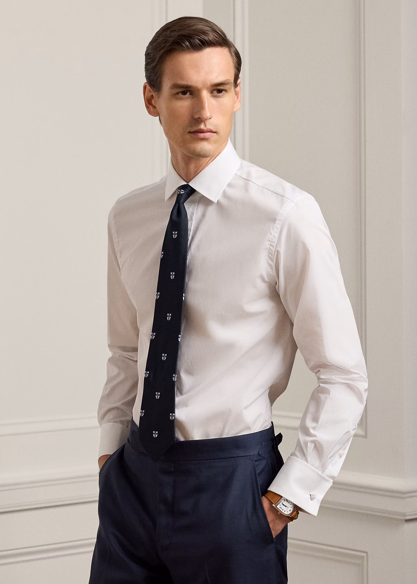 Popelinehemd mit Umschlagmanschetten - RALPH LAUREN OUTLET