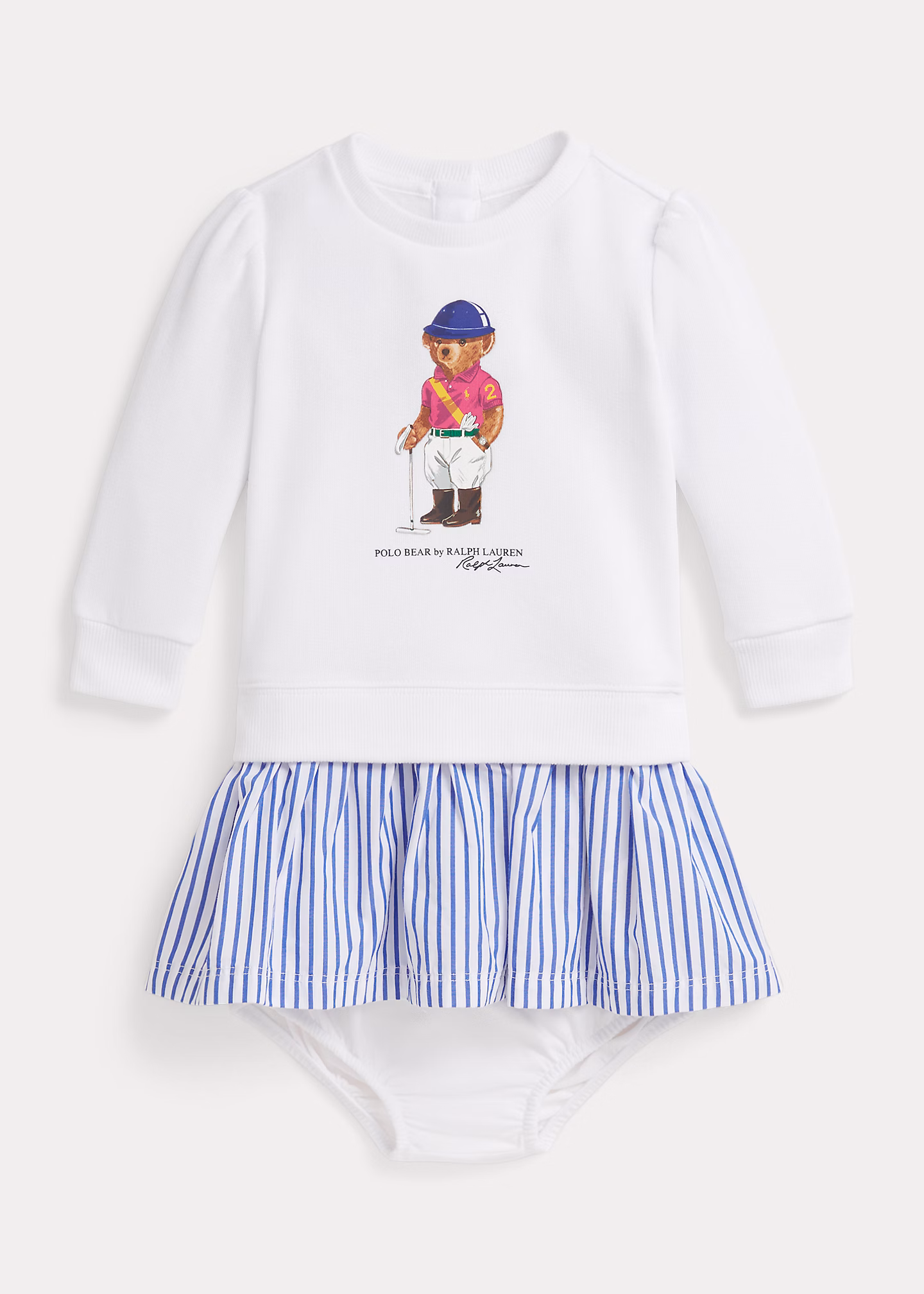 Fleecekleid und Höschen mit Polo Bear - RALPH LAUREN OUTLET