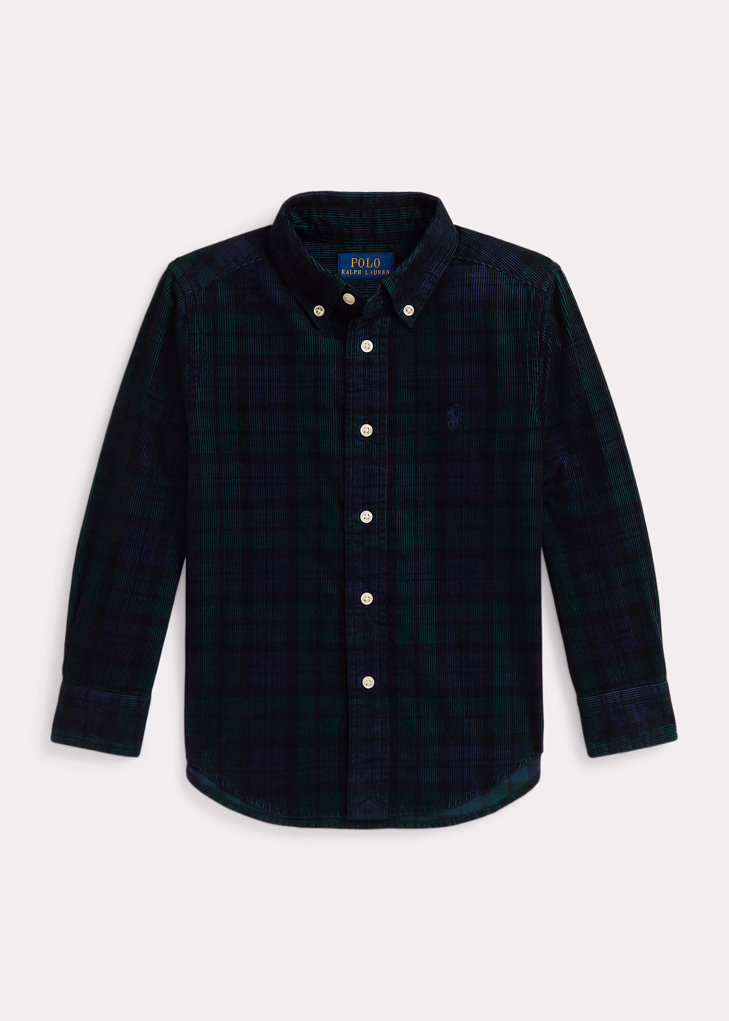 Kariertes Hemd aus Baumwollkordsamt - RALPH LAUREN OUTLET