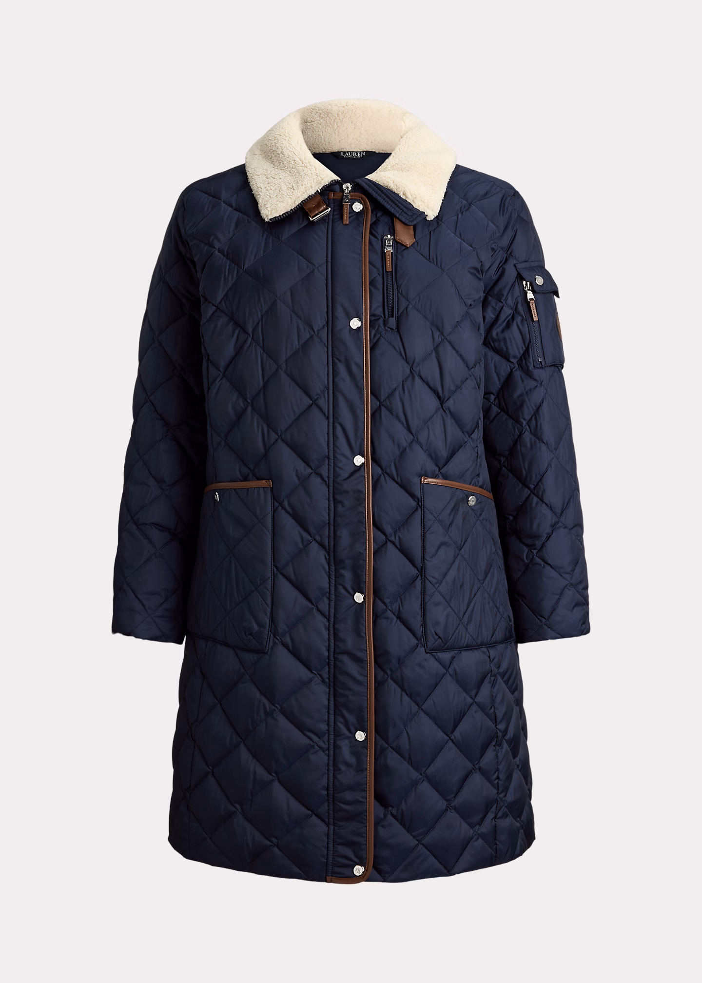 Daunenmantel mit Rautensteppung - RALPH LAUREN OUTLET