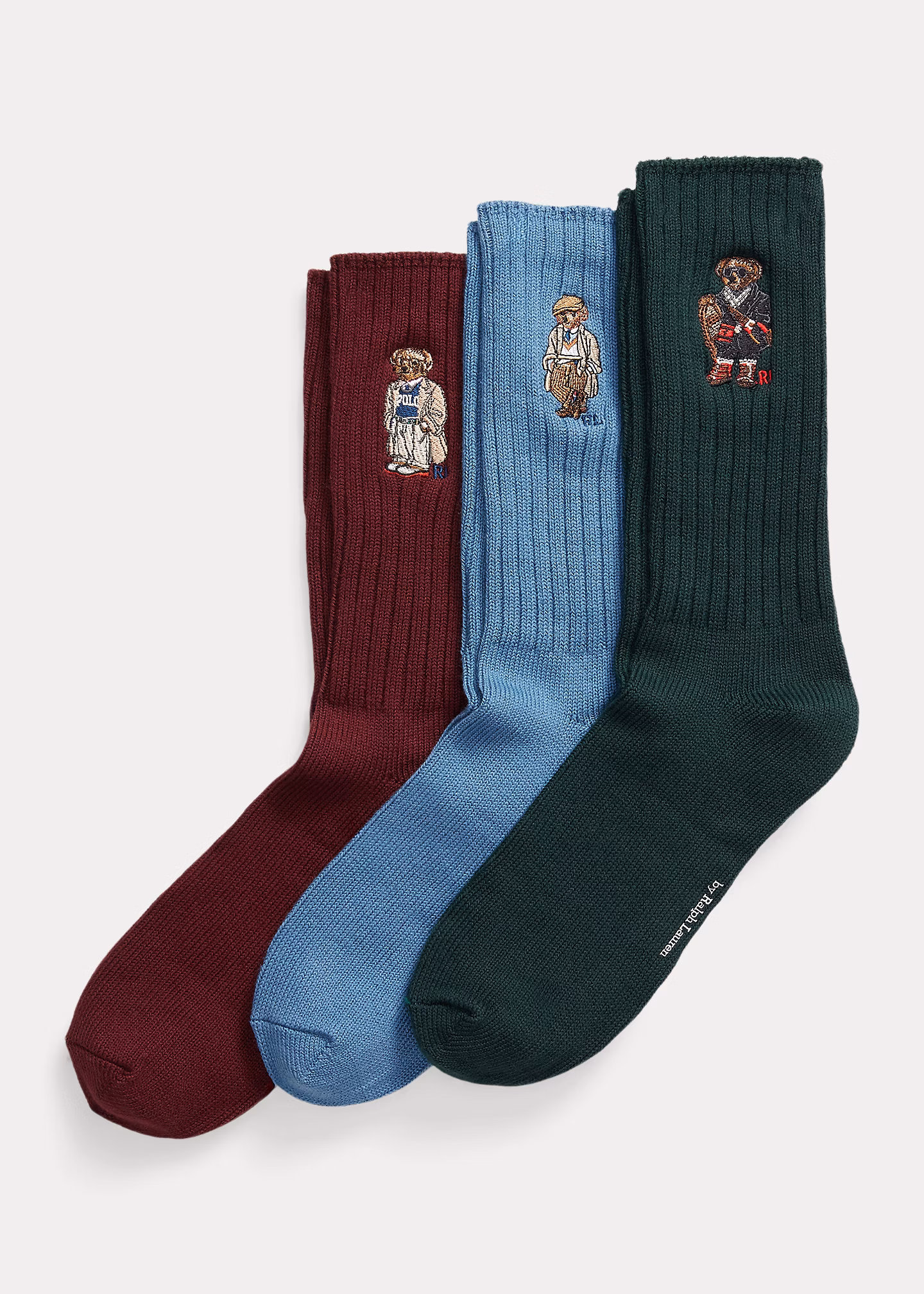 3er-Pack Crew-Socken als Geschenkset - RALPH LAUREN OUTLET
