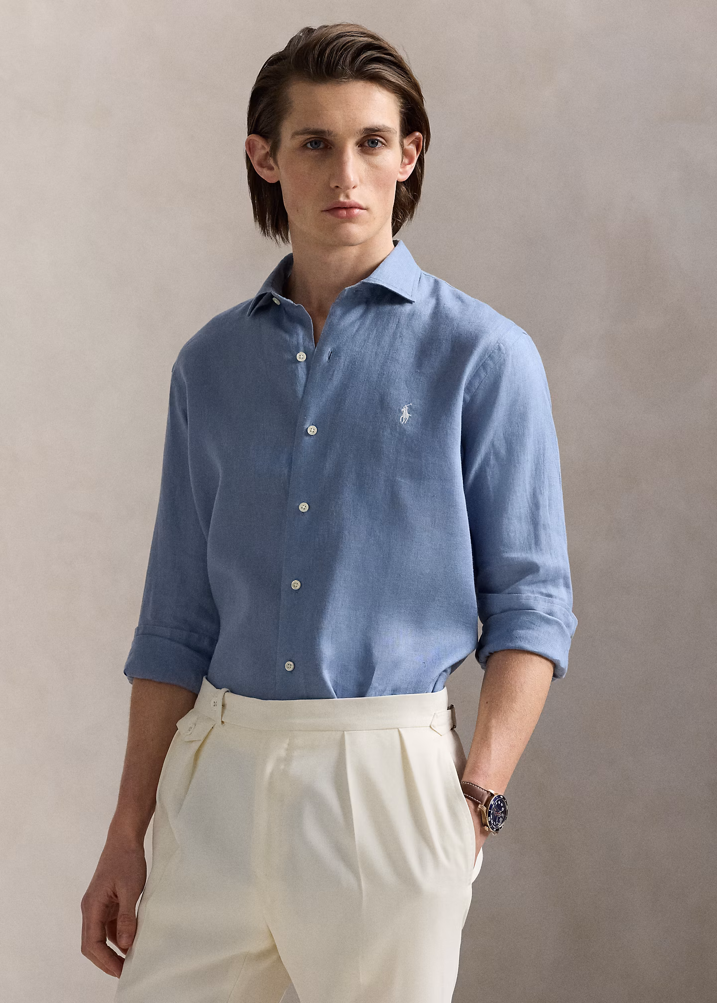 Slim-Fit Leinenhemd - RALPH LAUREN OUTLET