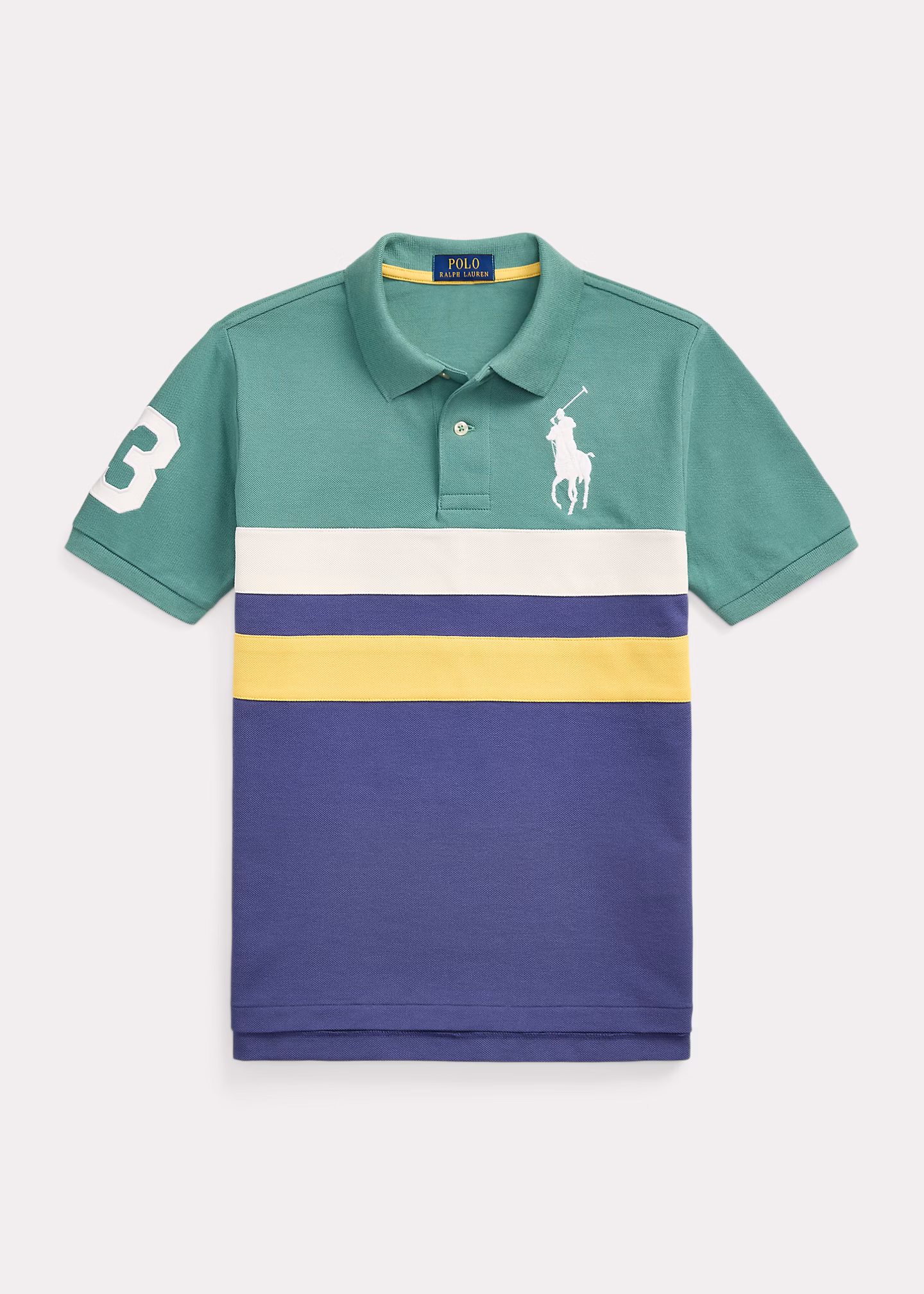 Baumwollpiqué-Poloshirt mit Big Pony - RALPH LAUREN OUTLET