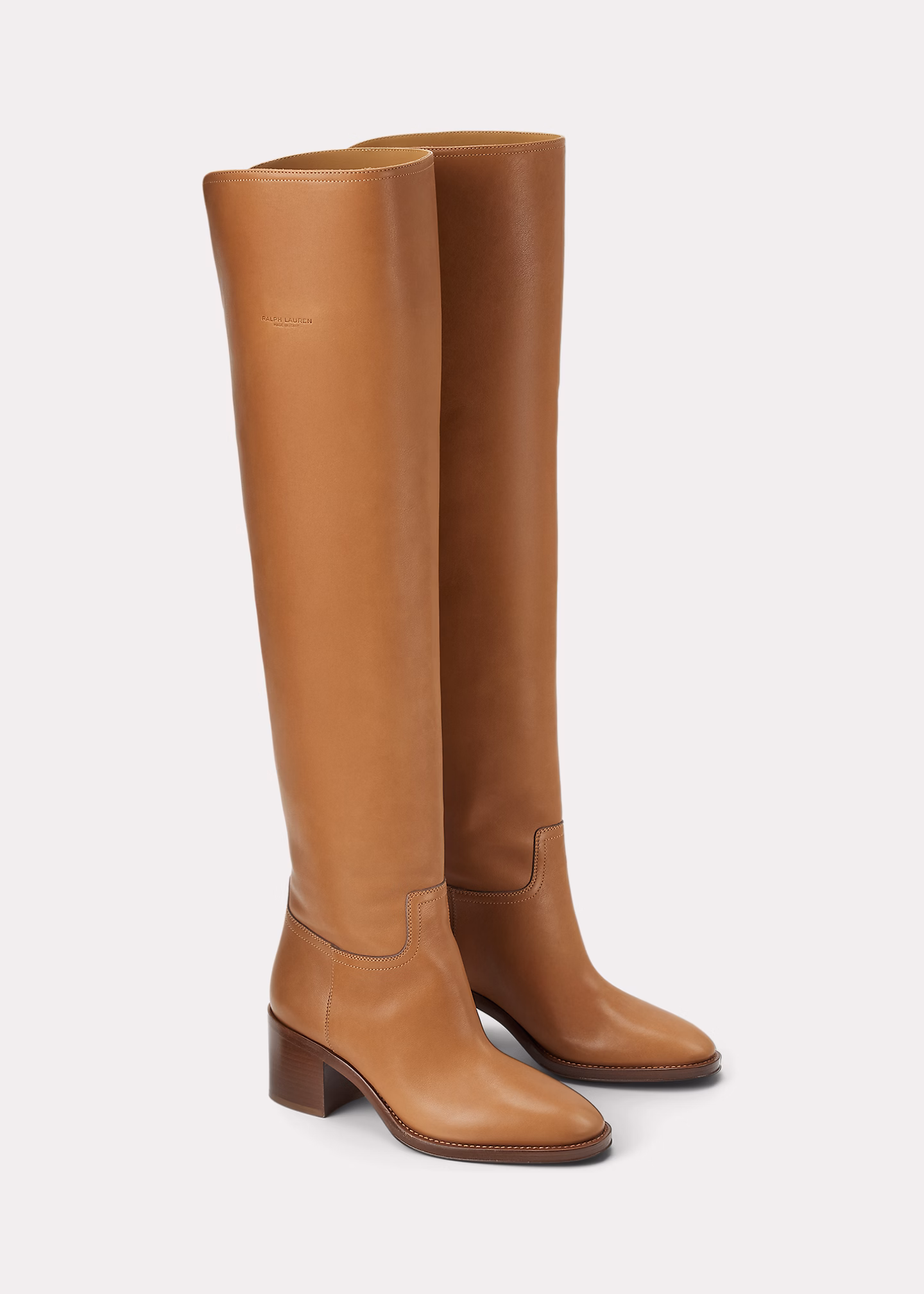 Stiefel Barnet aus Kalbsleder - RALPH LAUREN OUTLET