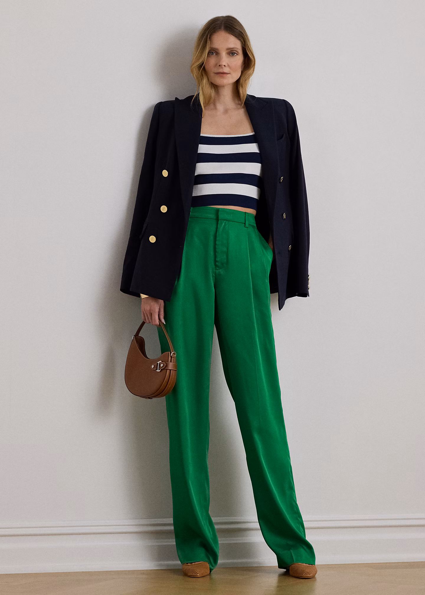 Tapered-Fit Twillhose mit Bundfalten - RALPH LAUREN OUTLET