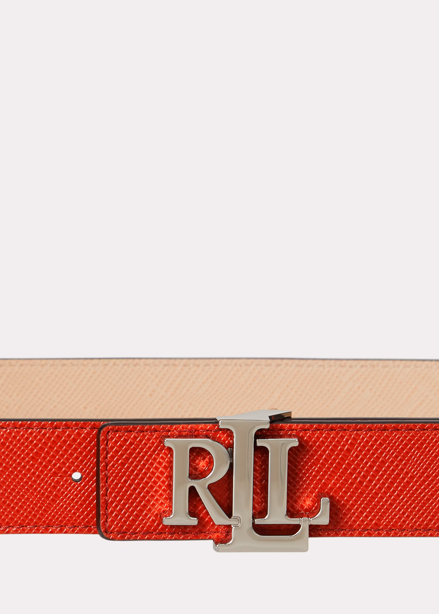 Wendbarer Ledergürtel mit Logo - RALPH LAUREN OUTLET