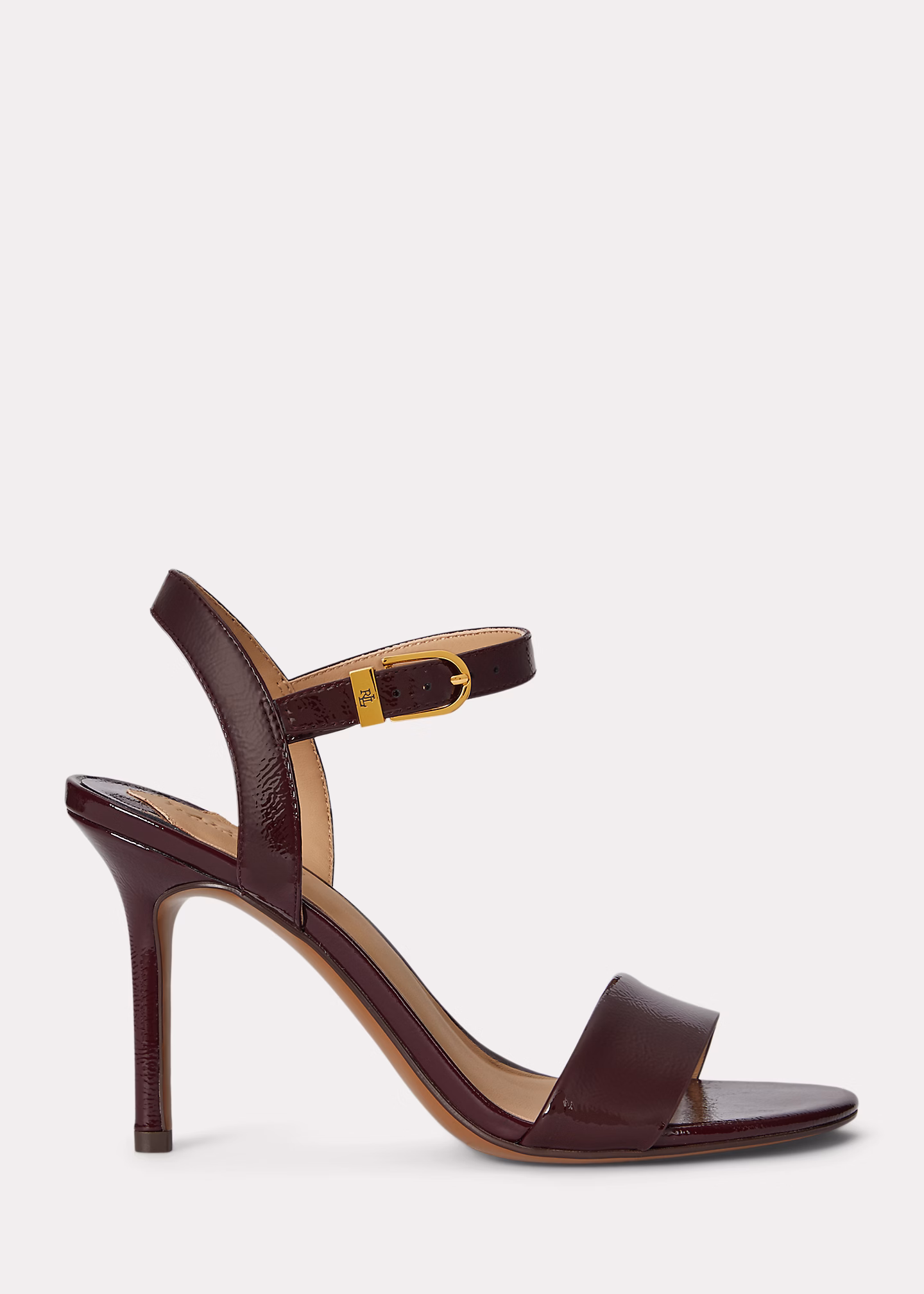 Sandale Gwen aus Knitter-Lackleder - RALPH LAUREN OUTLET