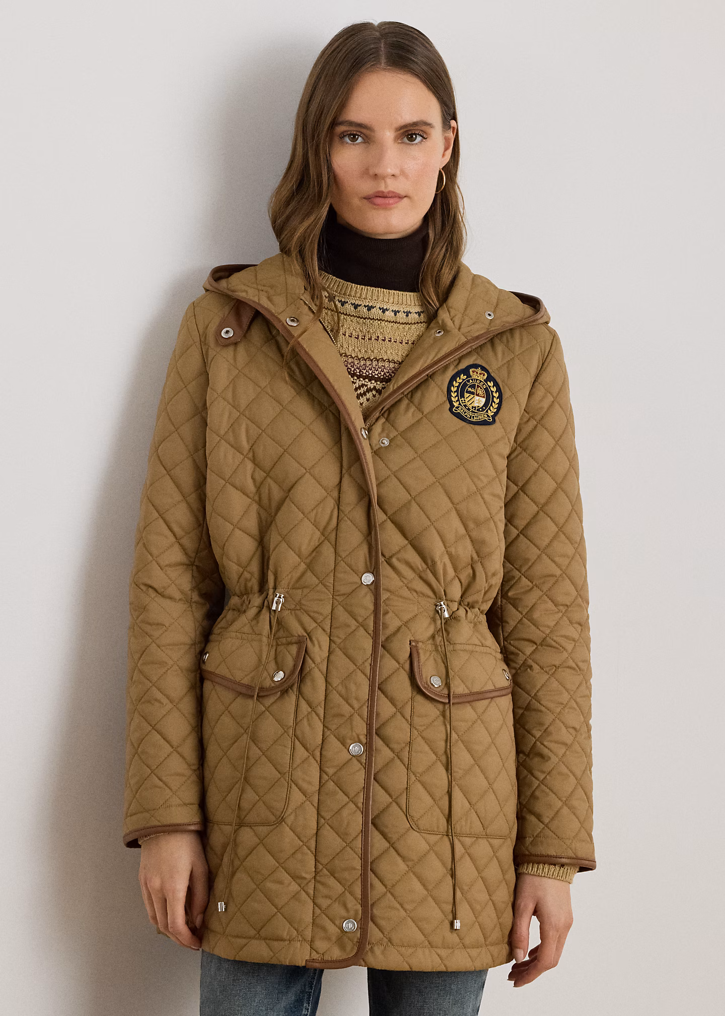 Anorak mit Rautensteppung und Wappen - RALPH LAUREN OUTLET