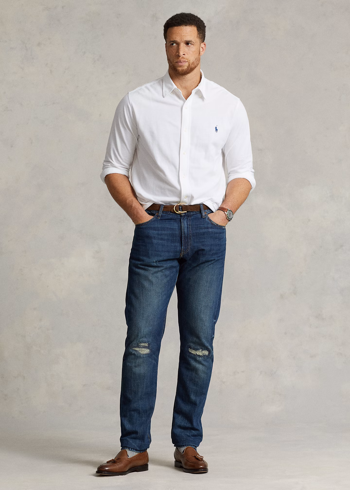 Featherweight Piqué-Hemd - RALPH LAUREN OUTLET