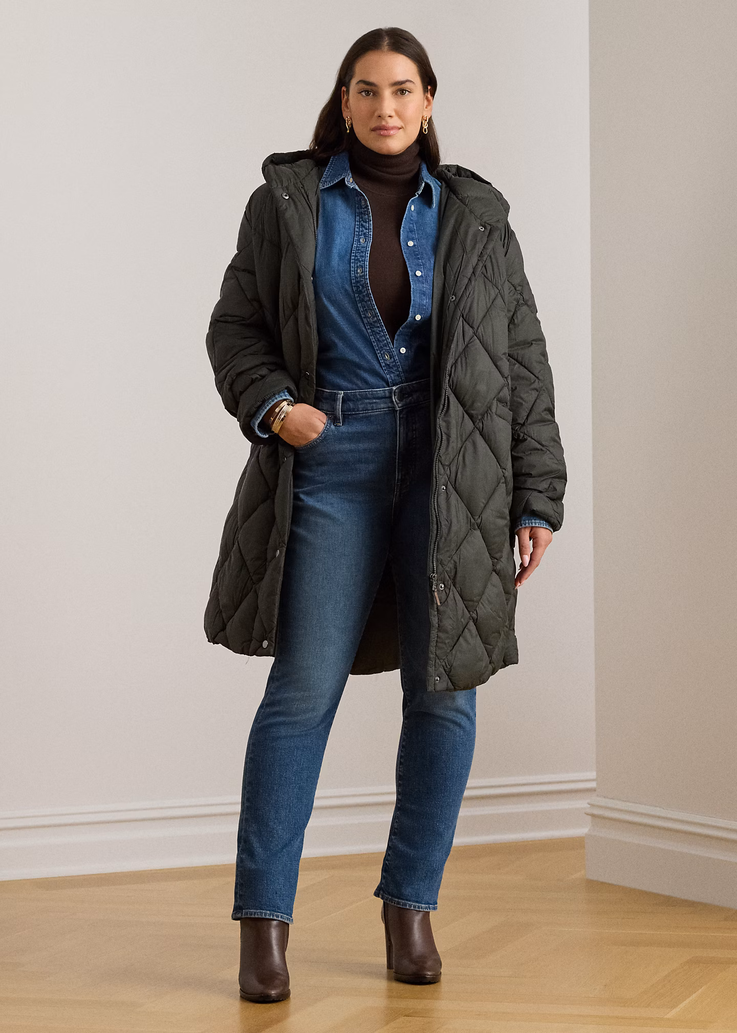 Mantel mit Rautensteppung - RALPH LAUREN OUTLET