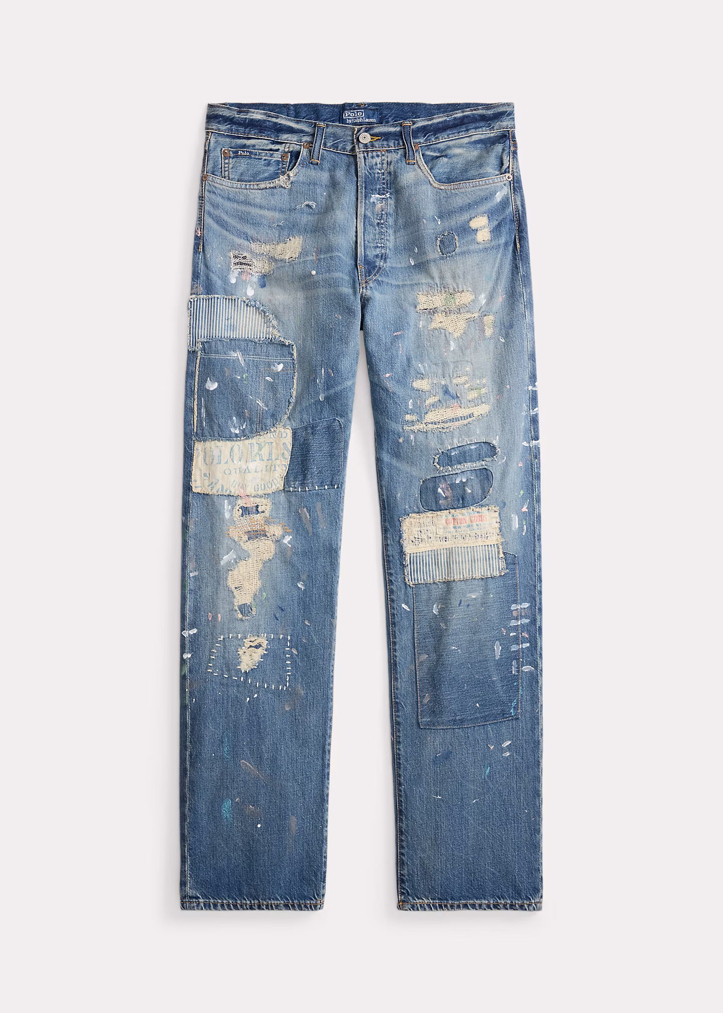 Heritage-Straight-Fit Jeans im Used-Look - RALPH LAUREN OUTLET