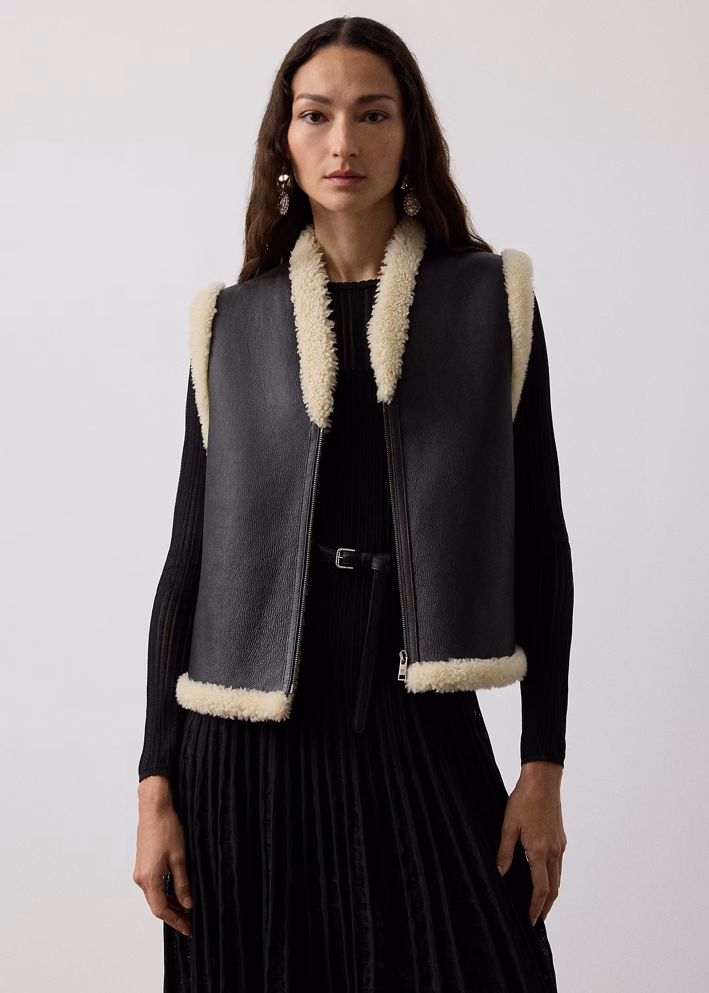 Weste Tamlin aus Lammfell - RALPH LAUREN OUTLET