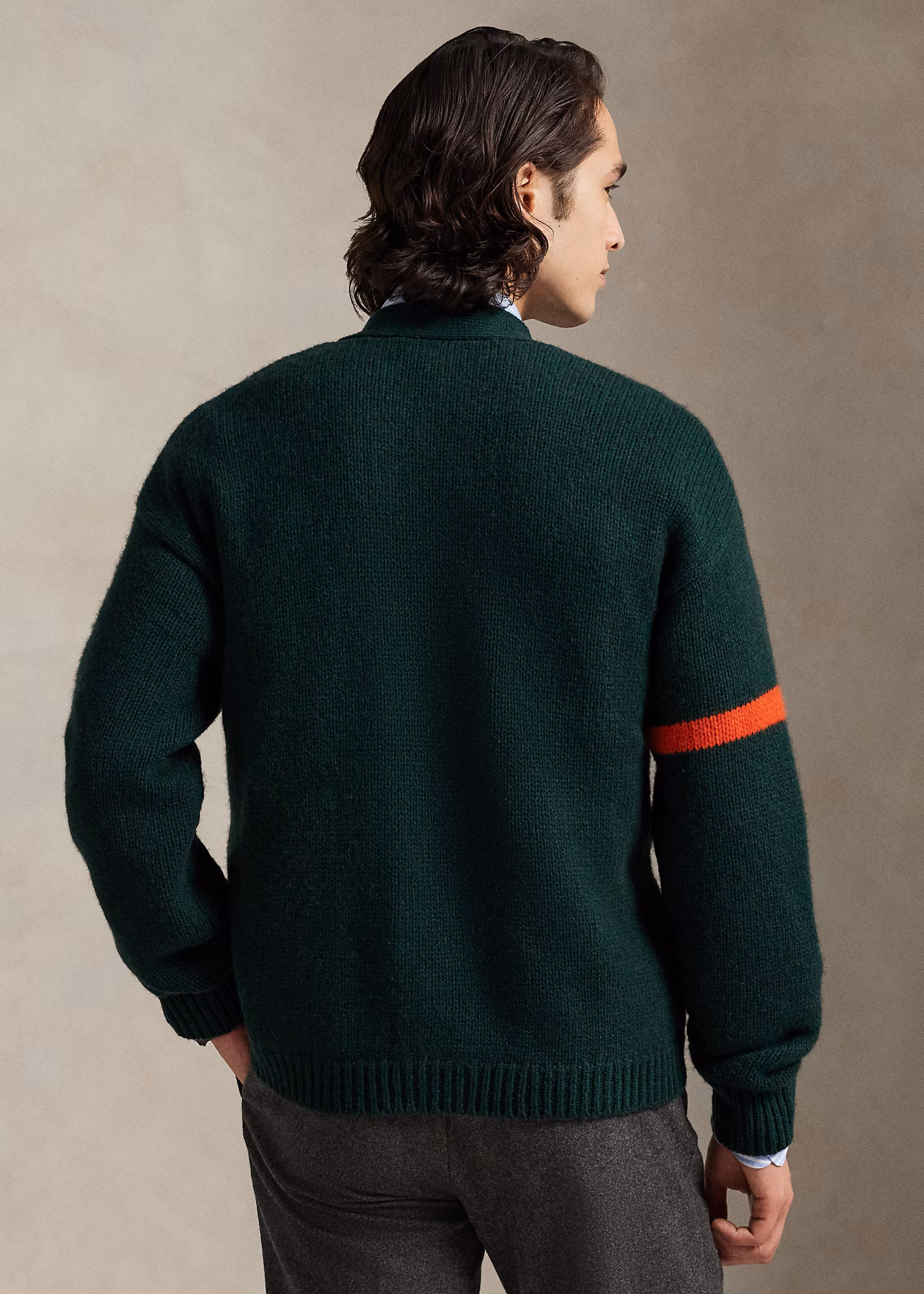 College-Strickjacke mit V-Ausschnitt - RALPH LAUREN OUTLET