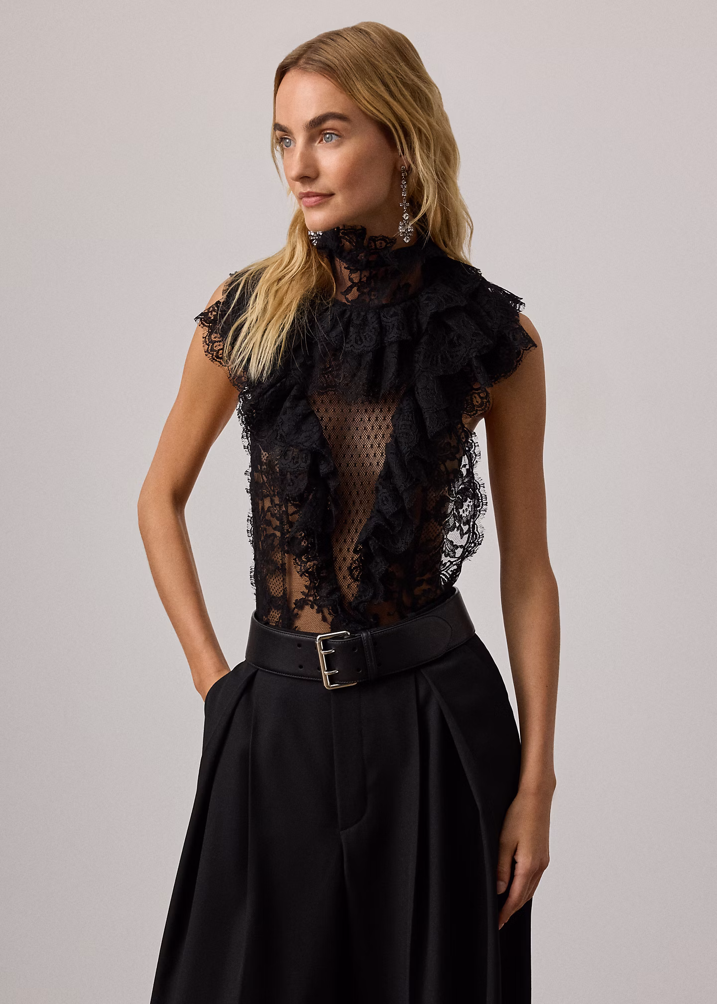 Geblümter Body Gemma aus Baumwollspitze - RALPH LAUREN OUTLET