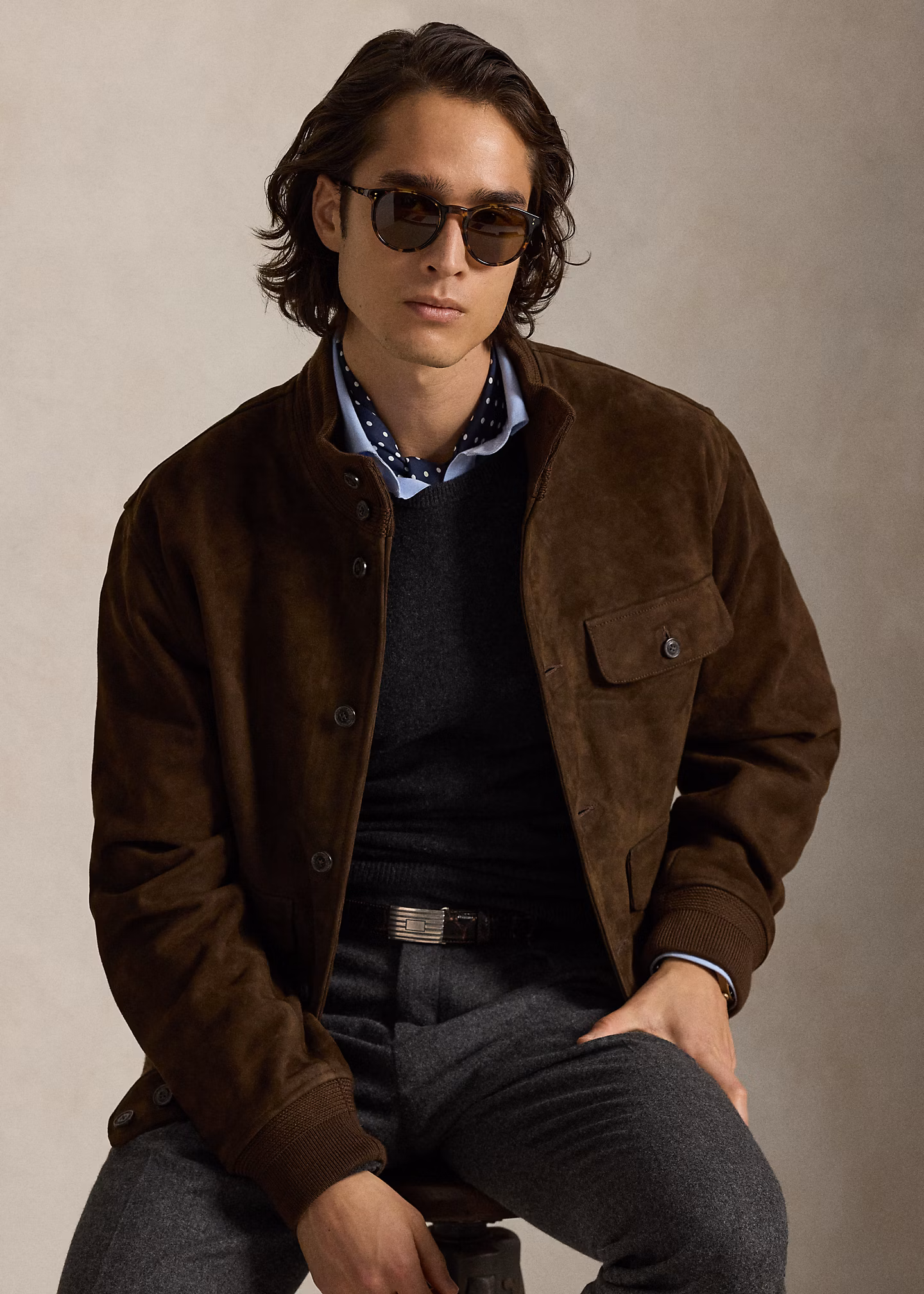 Die Wildlederjacke Barrett - RALPH LAUREN OUTLET