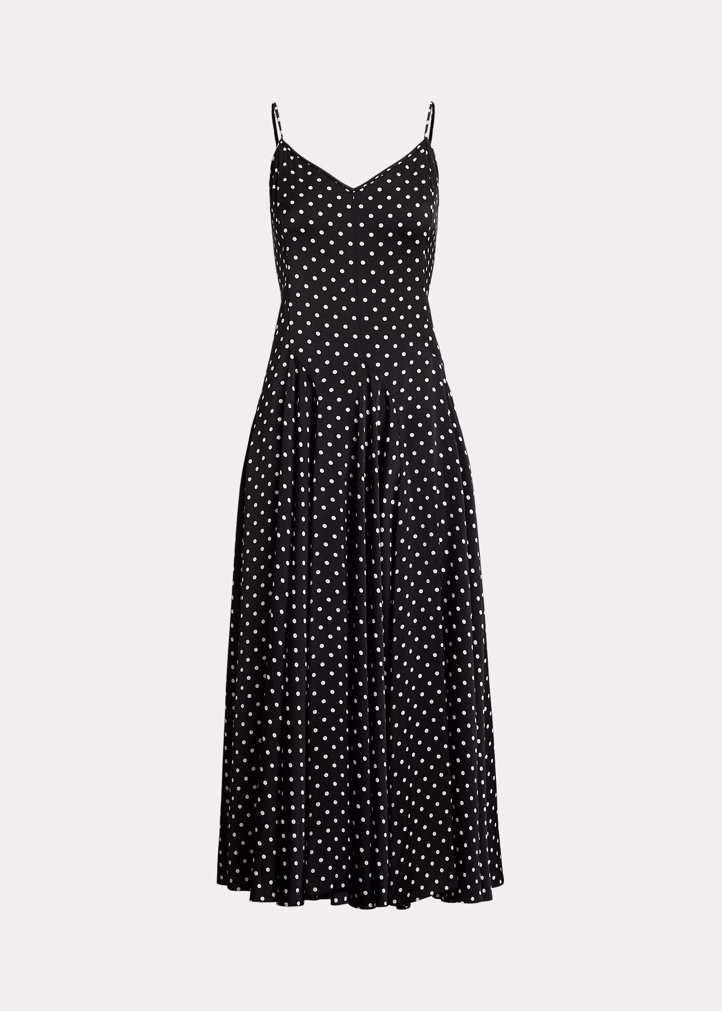 Satinkleid mit Punkten - RALPH LAUREN OUTLET