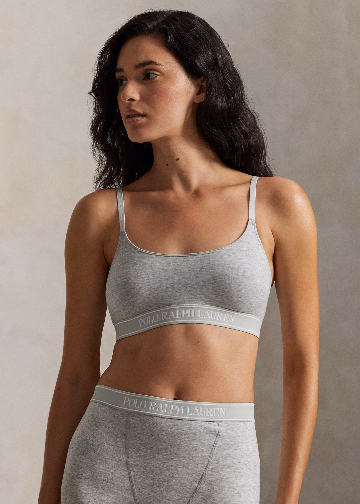 Kurzes Top mit Repeat-Logo - RALPH LAUREN OUTLET