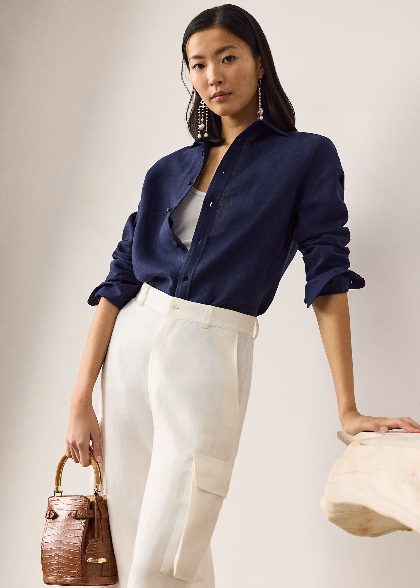 Relaxed-Fit Leinenhemd Adrien - RALPH LAUREN OUTLET