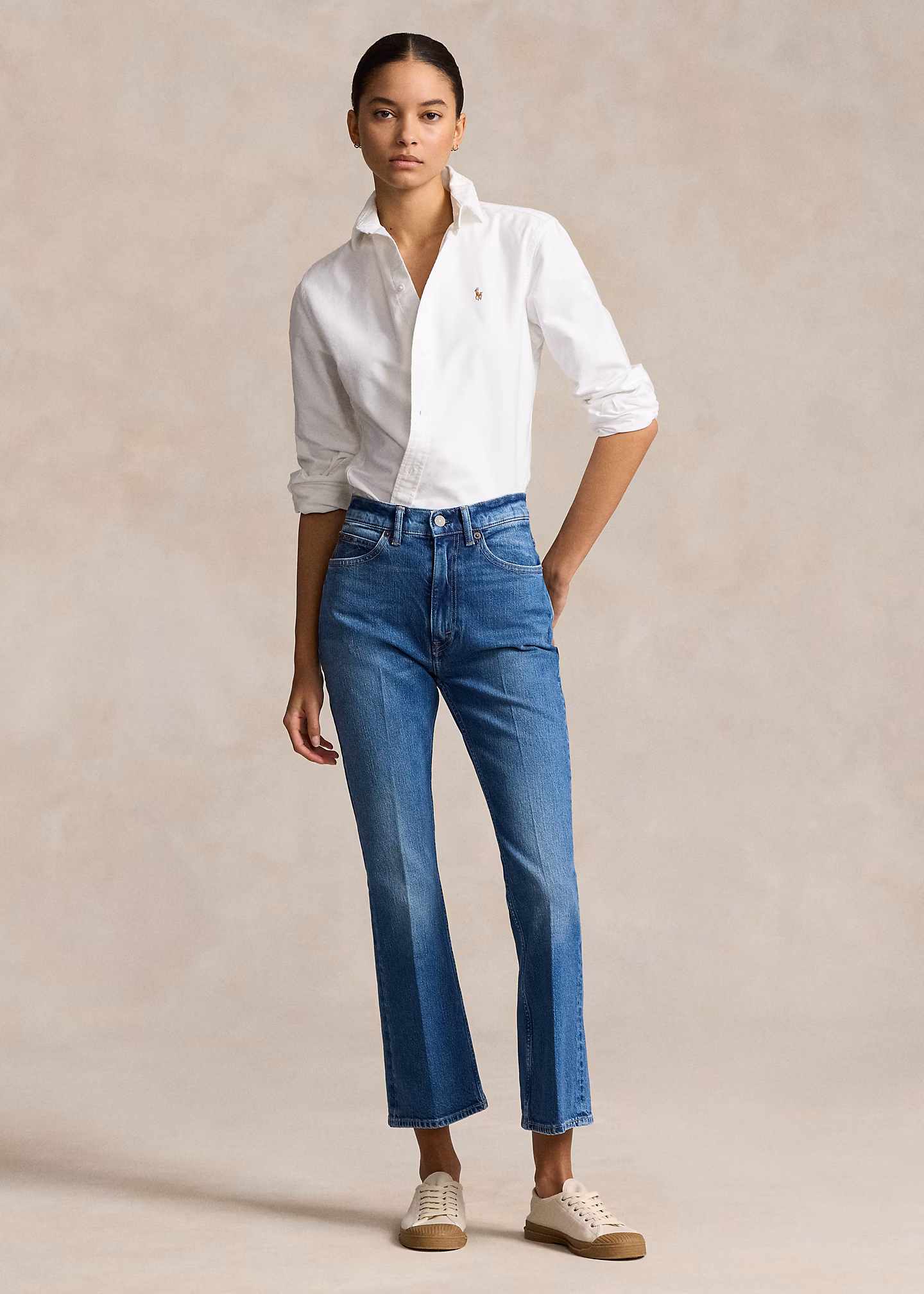 Ausgestellte Jeans in 3/4-Länge - RALPH LAUREN OUTLET