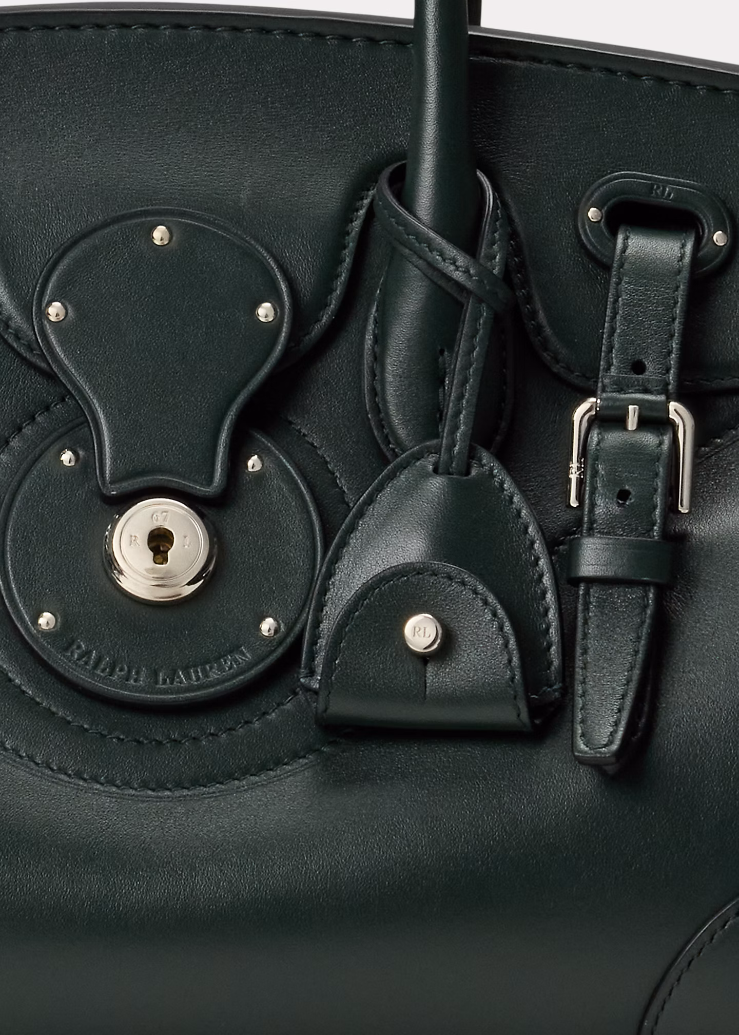 Tasche Soft Ricky 27 aus Kalbsleder - RALPH LAUREN OUTLET