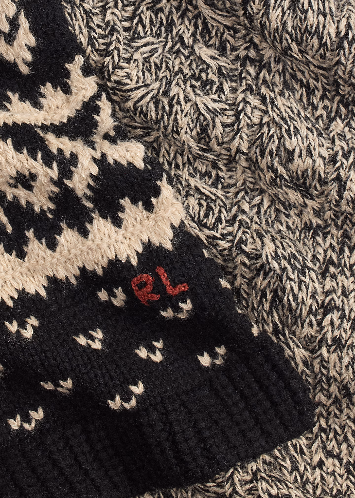 Schal aus melierter Wollmischung - RALPH LAUREN OUTLET