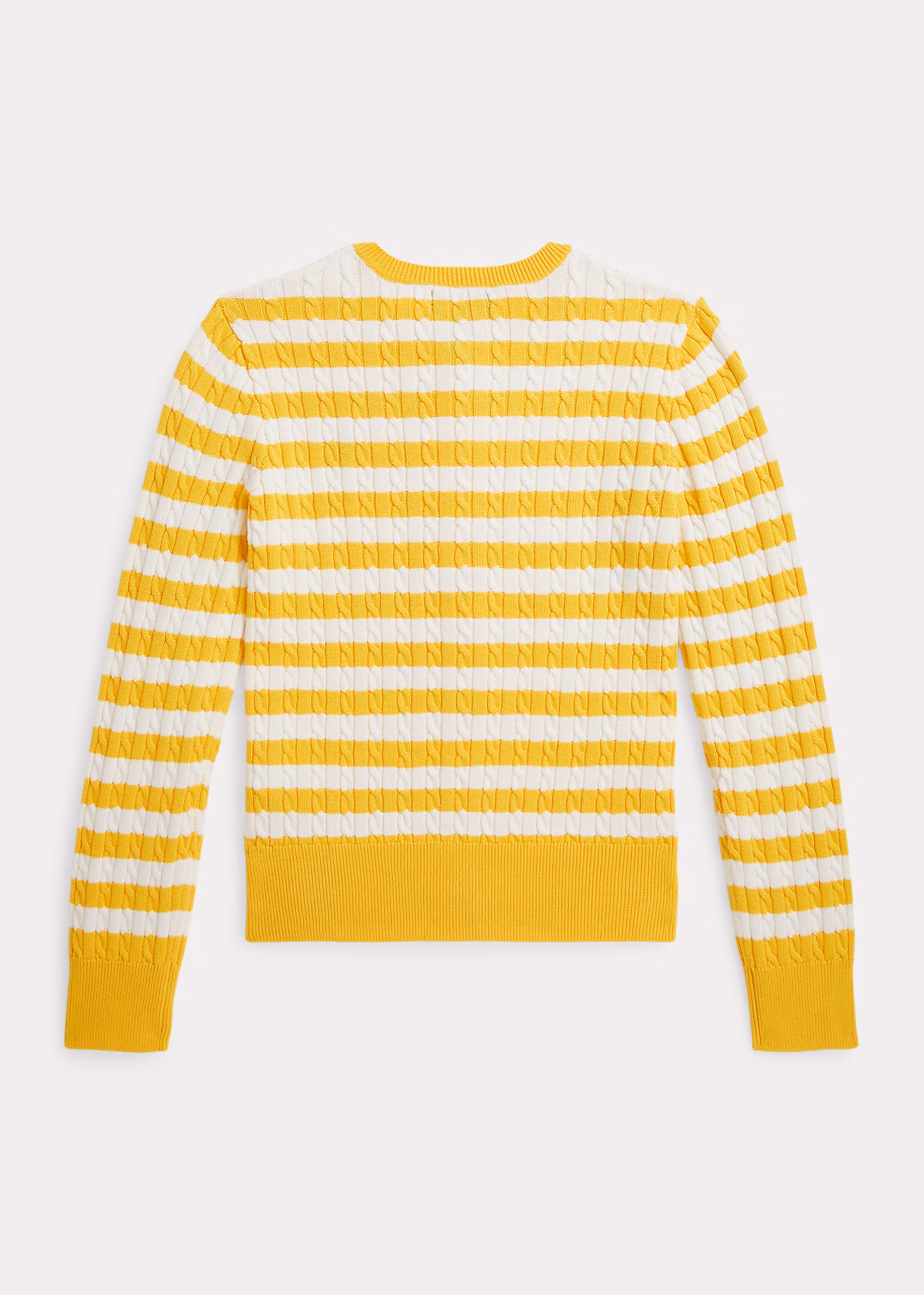 Gestreifter Cardigan mit Mini-Zopfmuster - RALPH LAUREN OUTLET