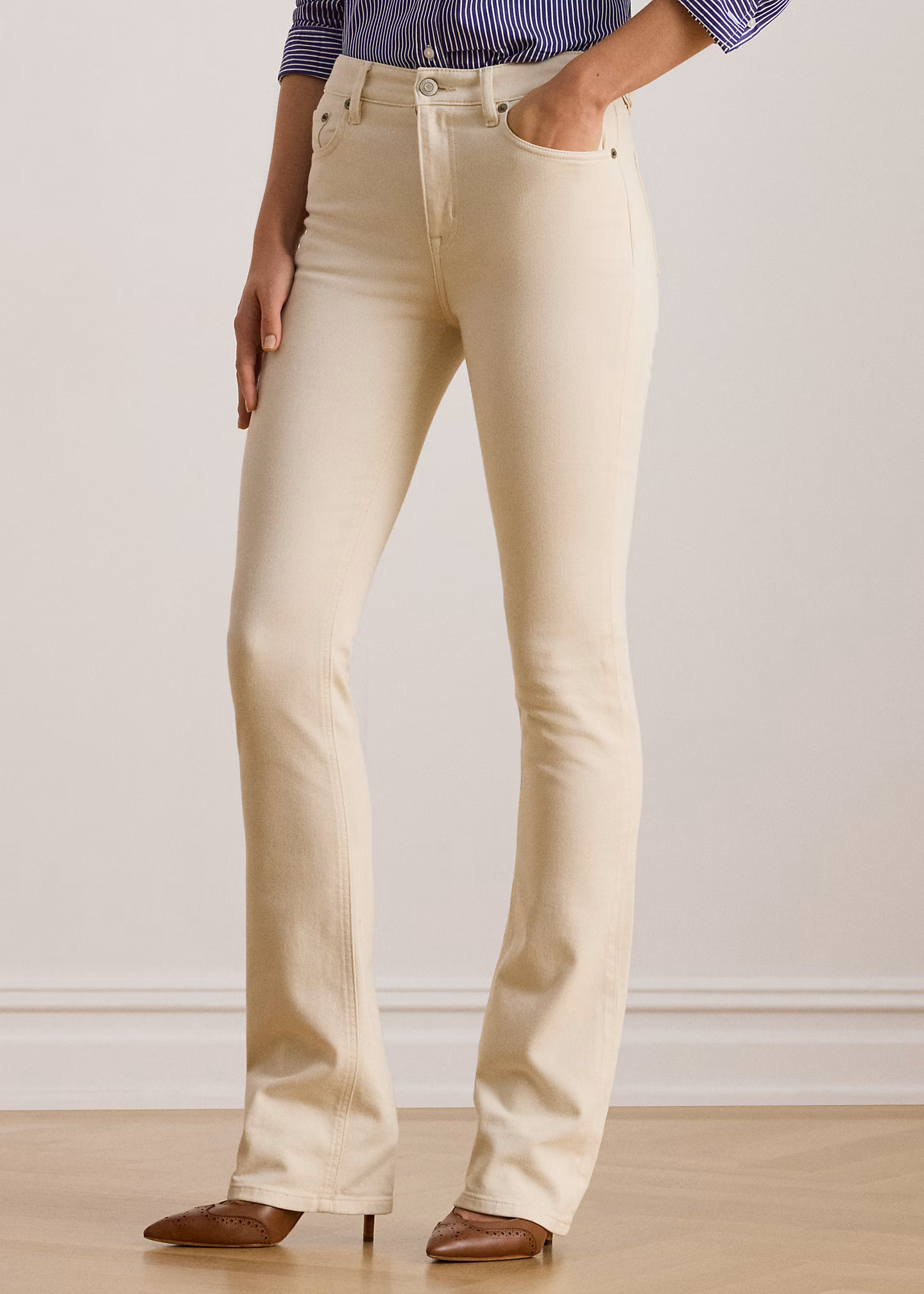 Bootcut-Jeans mit hoher Leibhöhe - RALPH LAUREN OUTLET