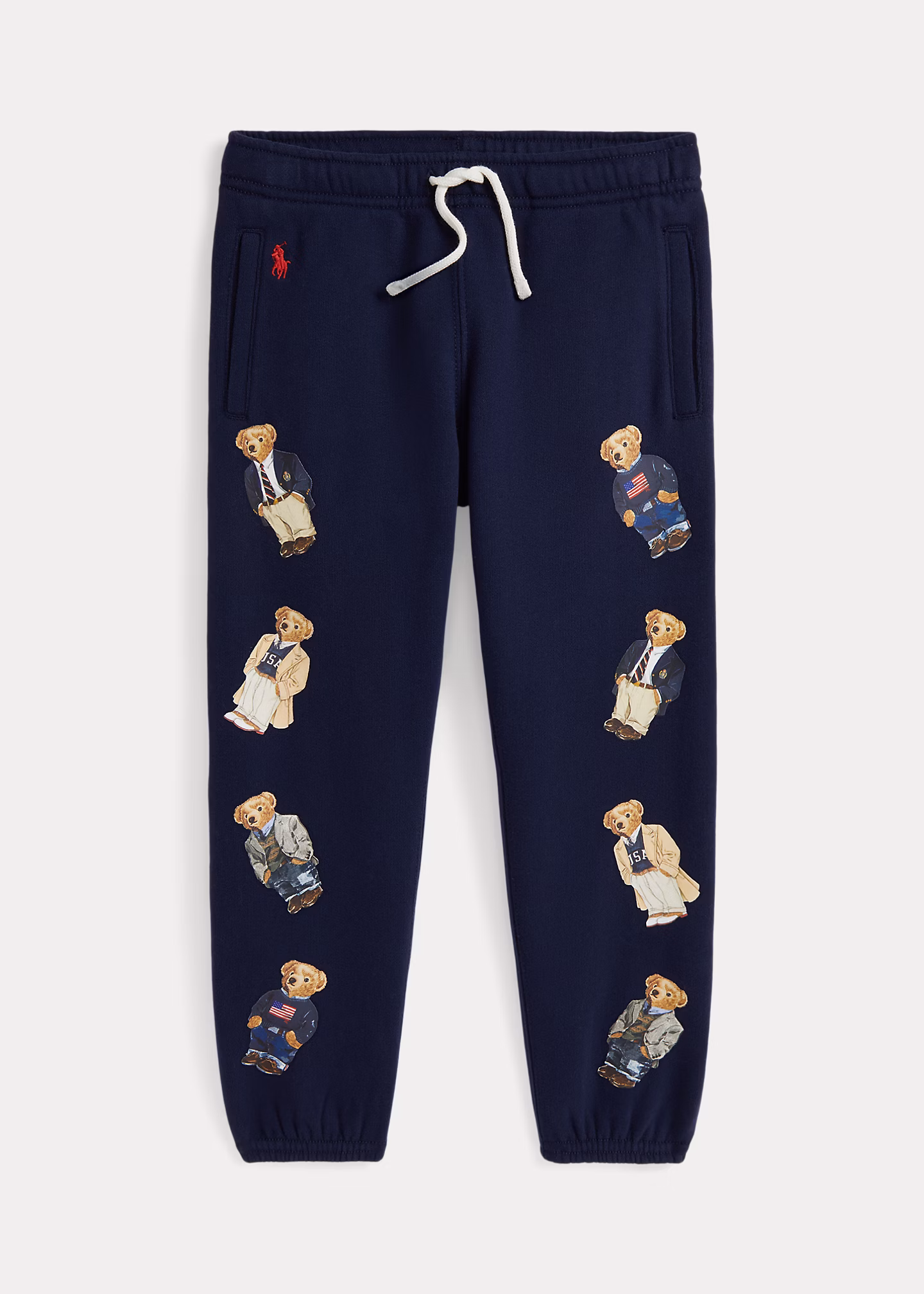 Fleece-Jogginghose mit Polo Bear - RALPH LAUREN OUTLET