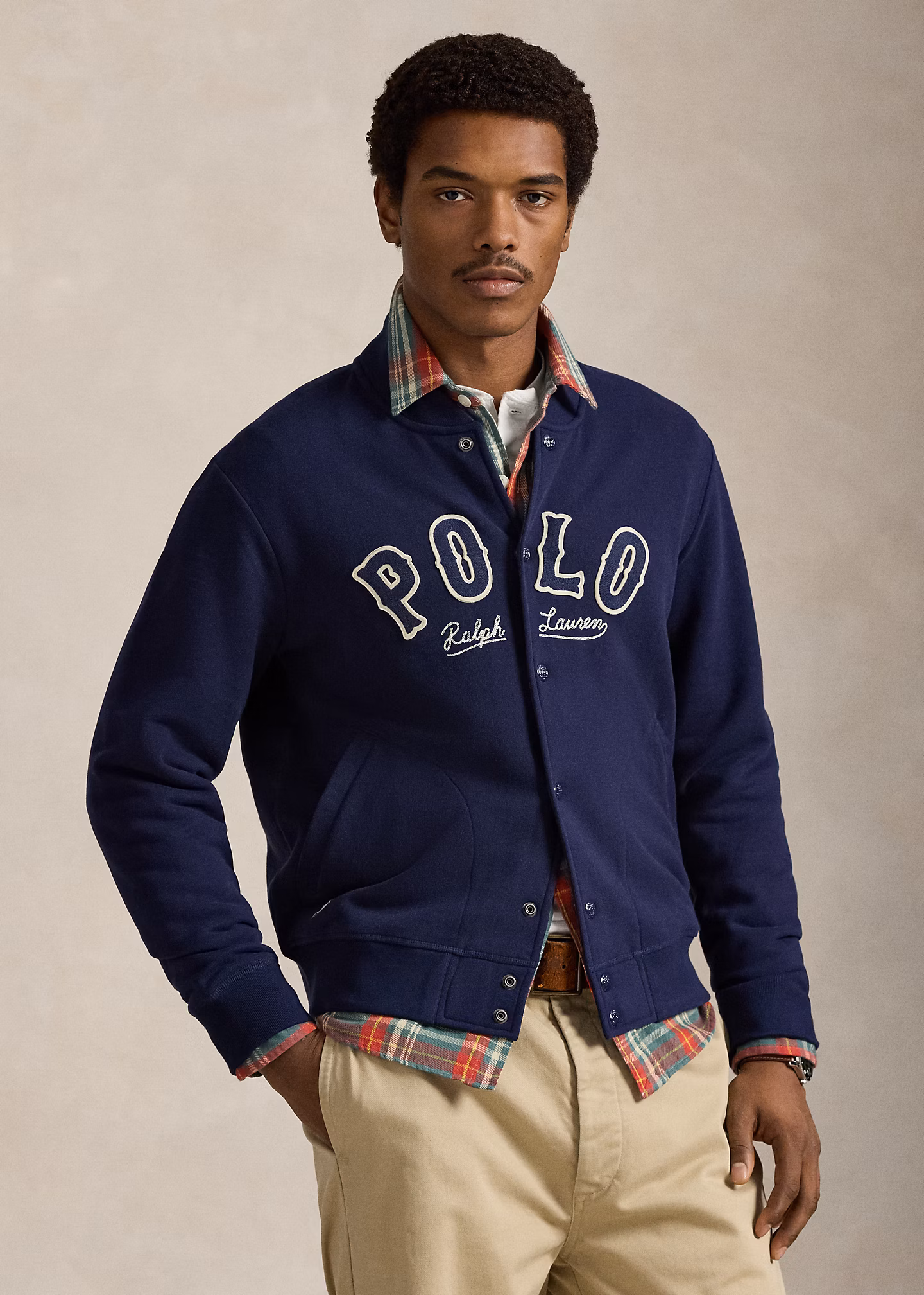 Fleecejacke RL mit Western-Logo - RALPH LAUREN OUTLET