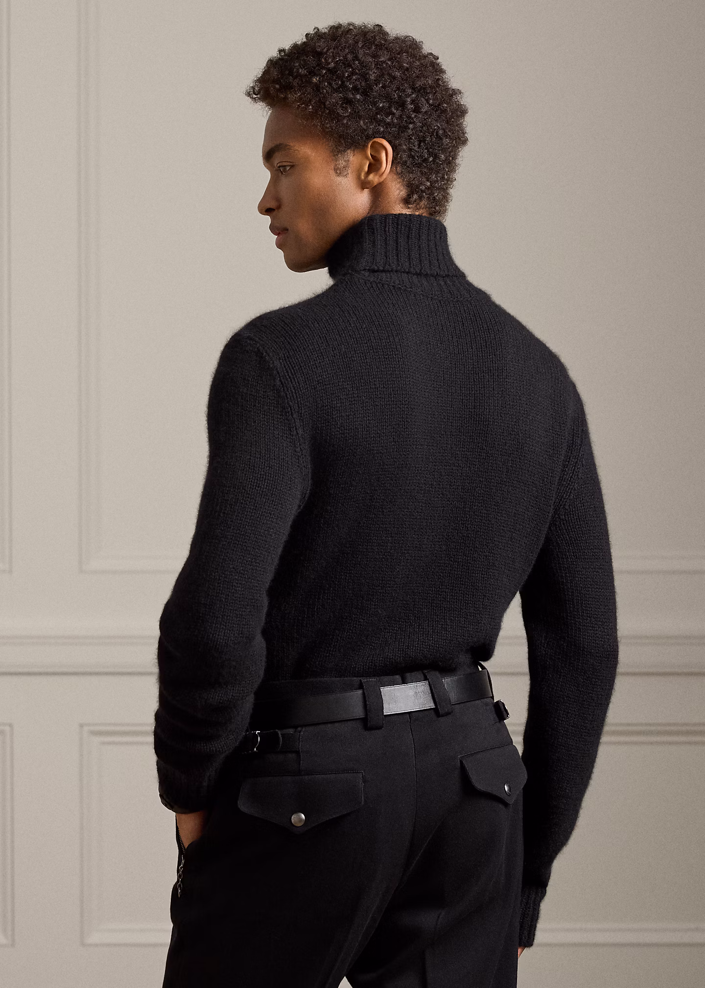 Bestickter Kaschmir-Rollkragenpullover - RALPH LAUREN OUTLET