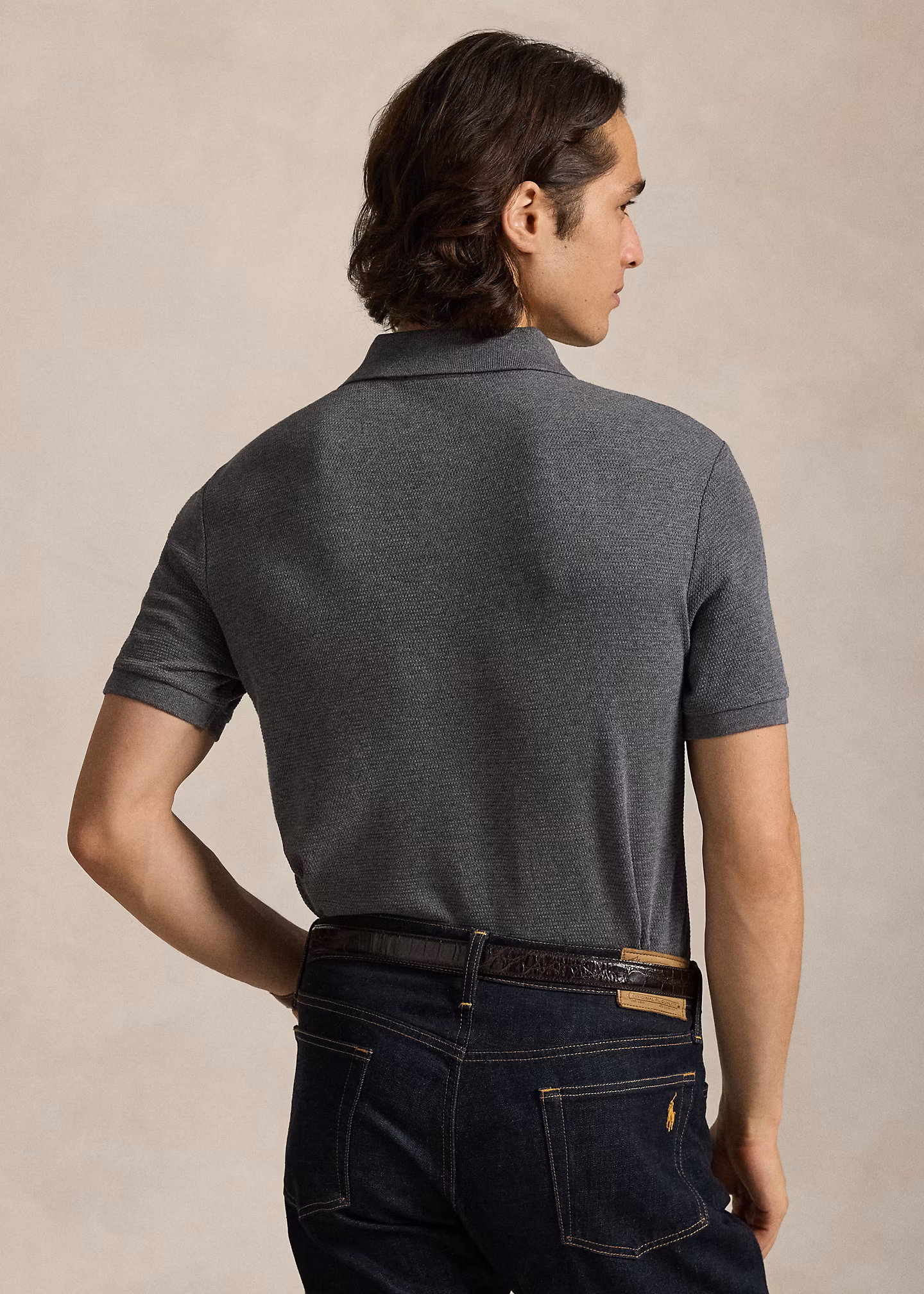 Standard-Fit Poloshirt mit Struktur - RALPH LAUREN OUTLET