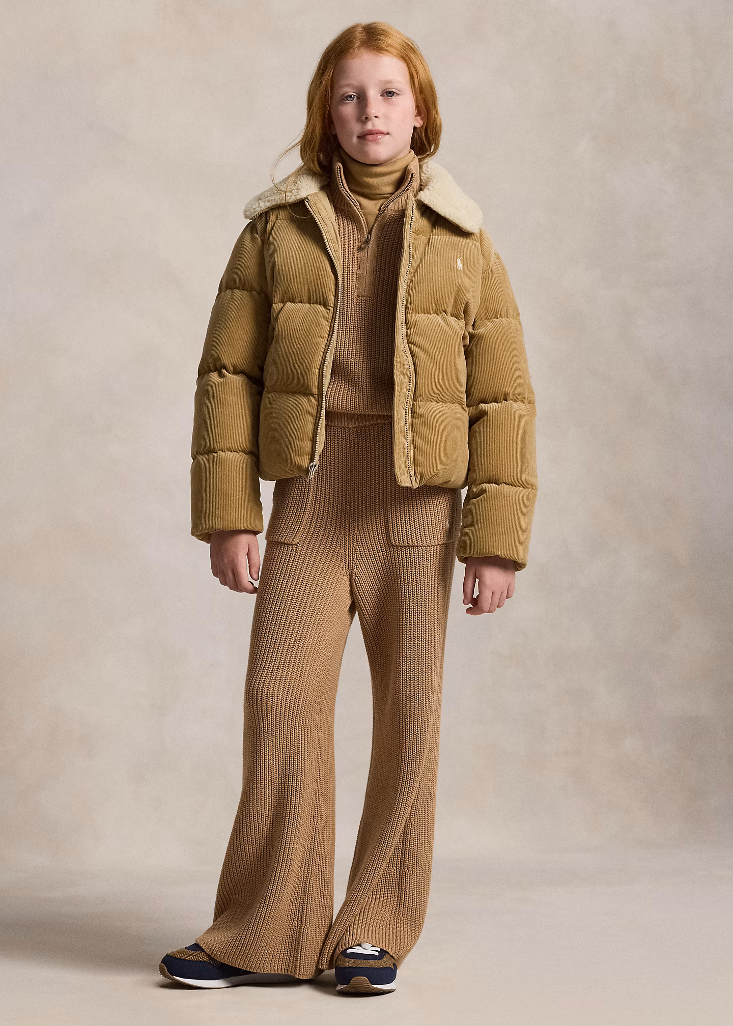 Baumwoll-Pulloverhose mit weitem Bein - RALPH LAUREN OUTLET