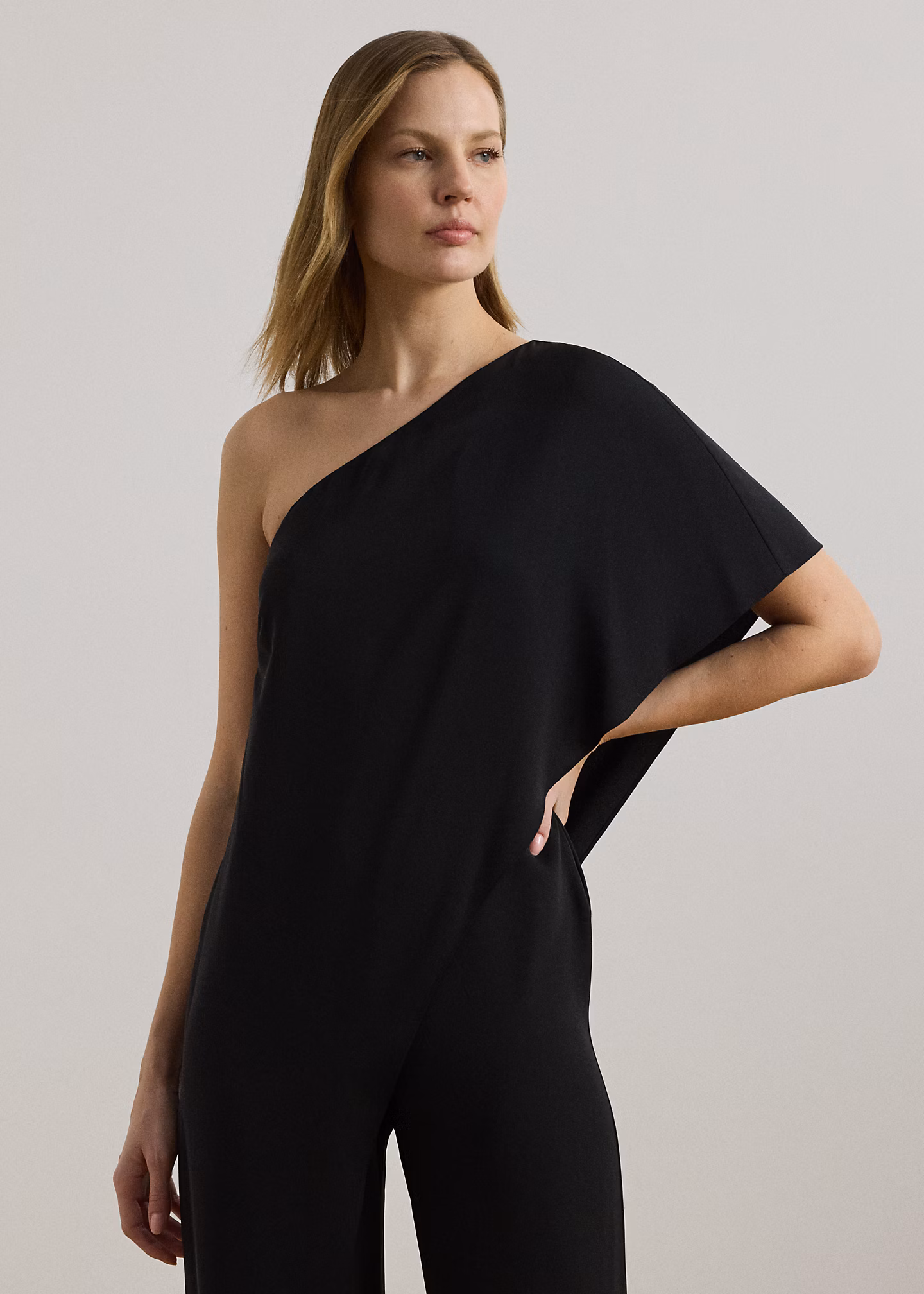 Einschultriger Jumpsuit mit Cape - RALPH LAUREN OUTLET