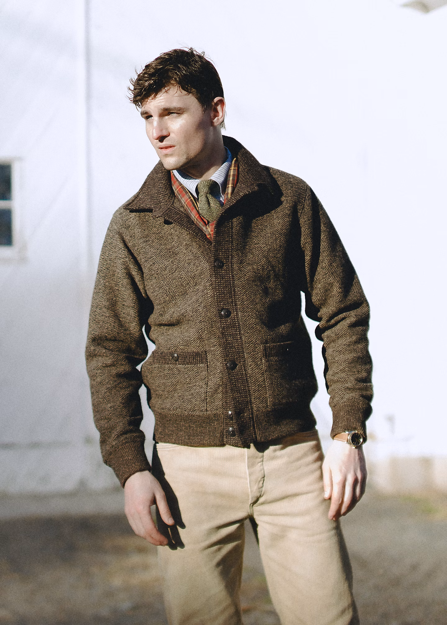 Doppellagige Tweed-Strickjacke - RALPH LAUREN OUTLET